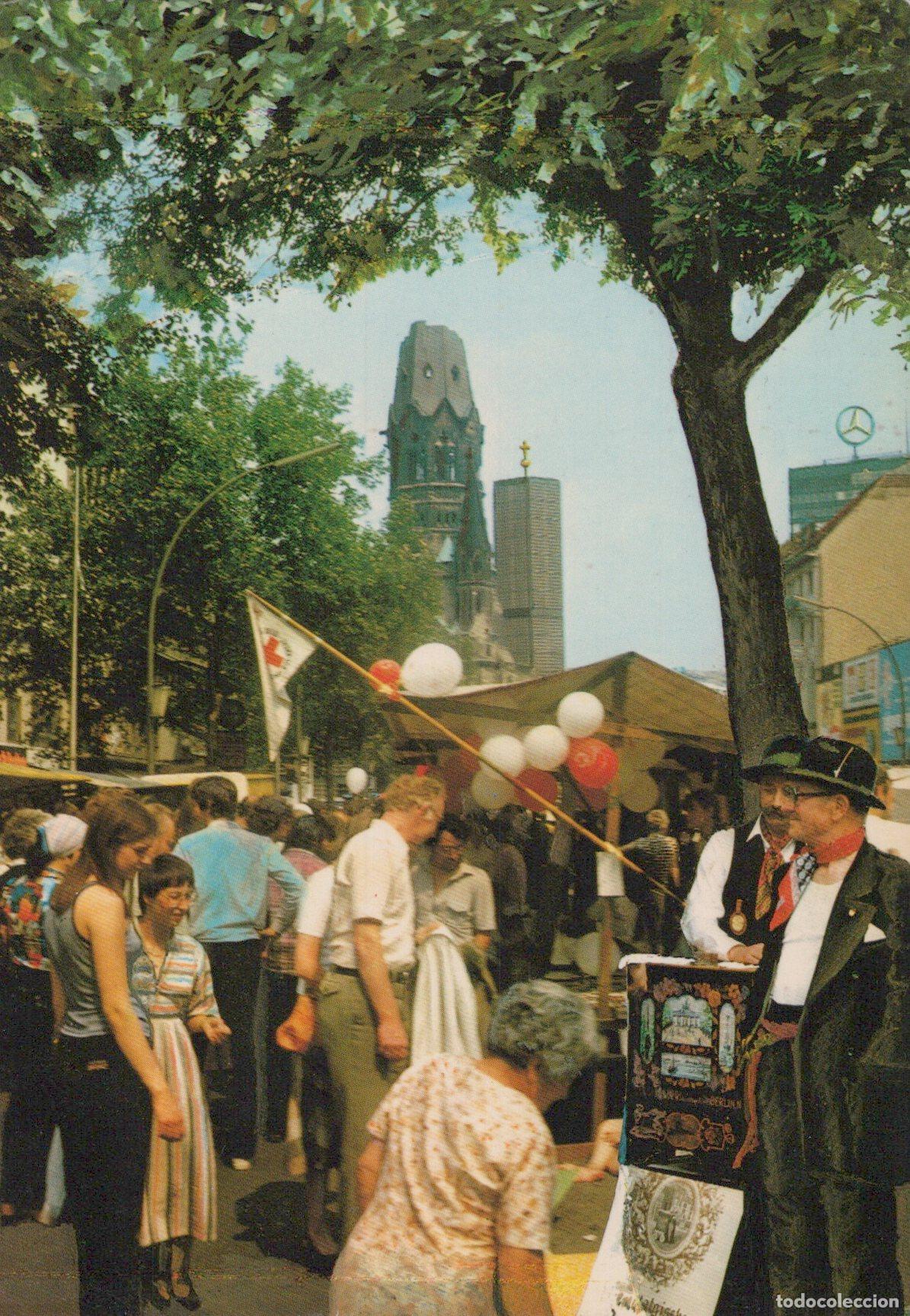 Cartes Postales: Germany Berlin Kurf&uuml;rstendamm Flea Market With Kaiser Wilhelm Unposted *YAX619