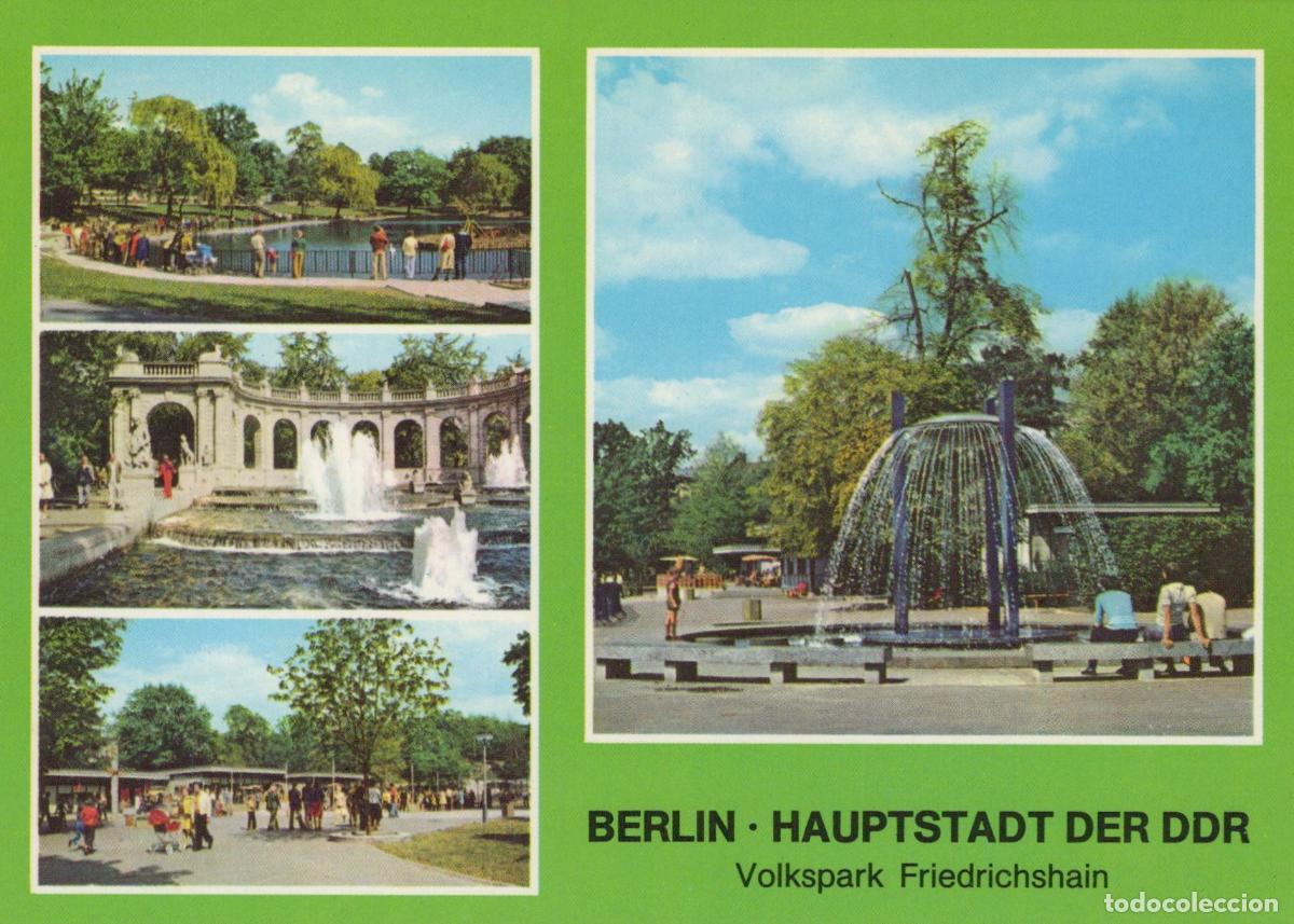 Cartes Postales: Germany Berlin Volkspark Friedrichshain Park Scenes Fountain Unposted *YAX397