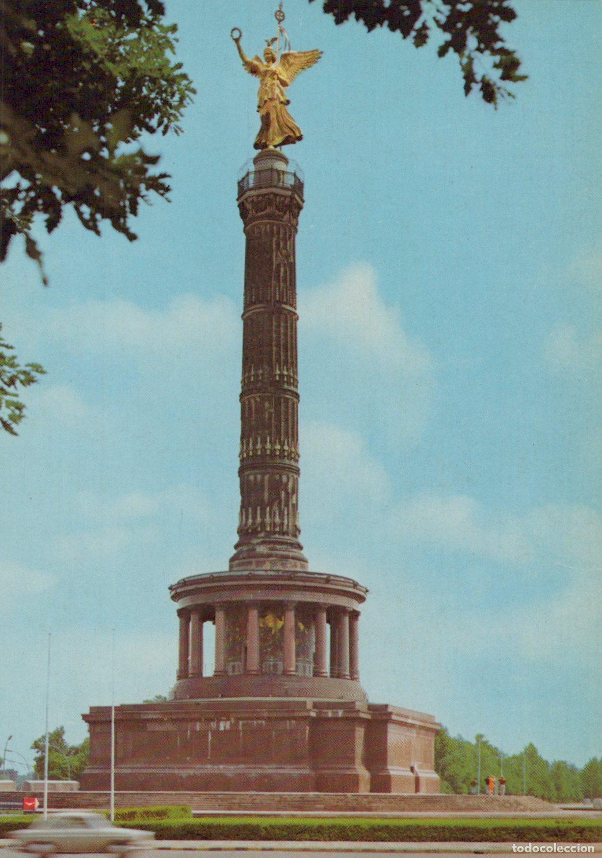 Cartes Postales: Germany Berlin Victory Column With Golden Angel Statue Unposted *YAX625