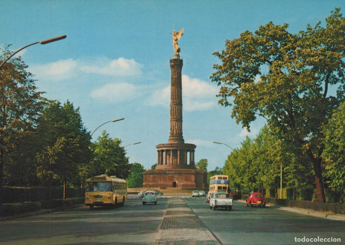 Postcards: Germany Berlin Victory Column Siegess&auml;ule Street View With Unposted *YAX417