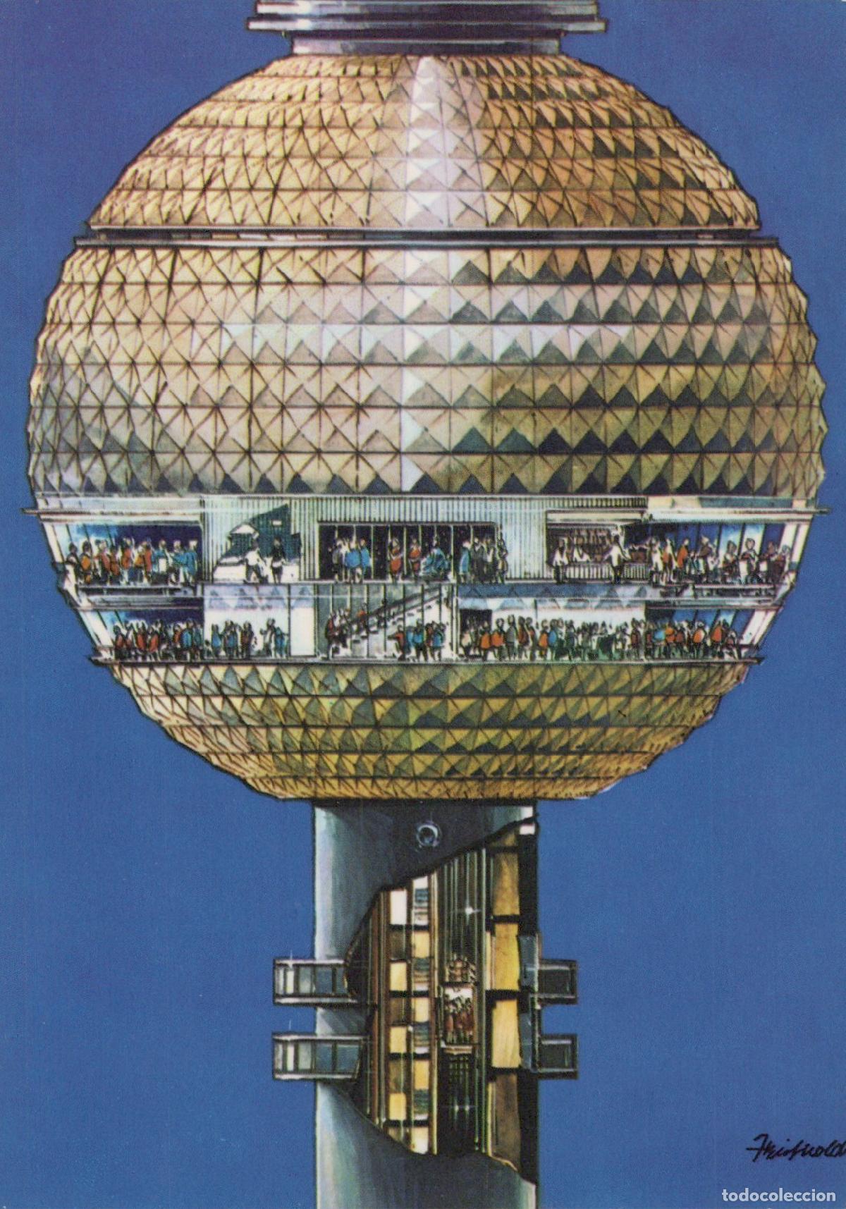Postais: Germany Berlin Television Tower the Ball Gdr Architecture Unposted *YAX679