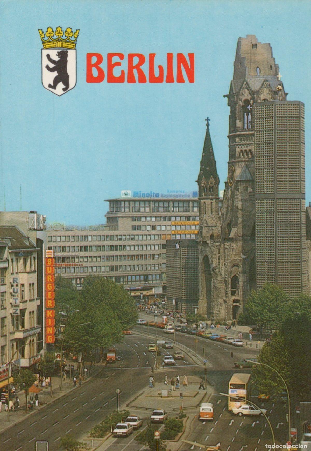 Postais: Germany Berlin Kaiser Wilhelm Memorial Church and Cityscape *YAX681