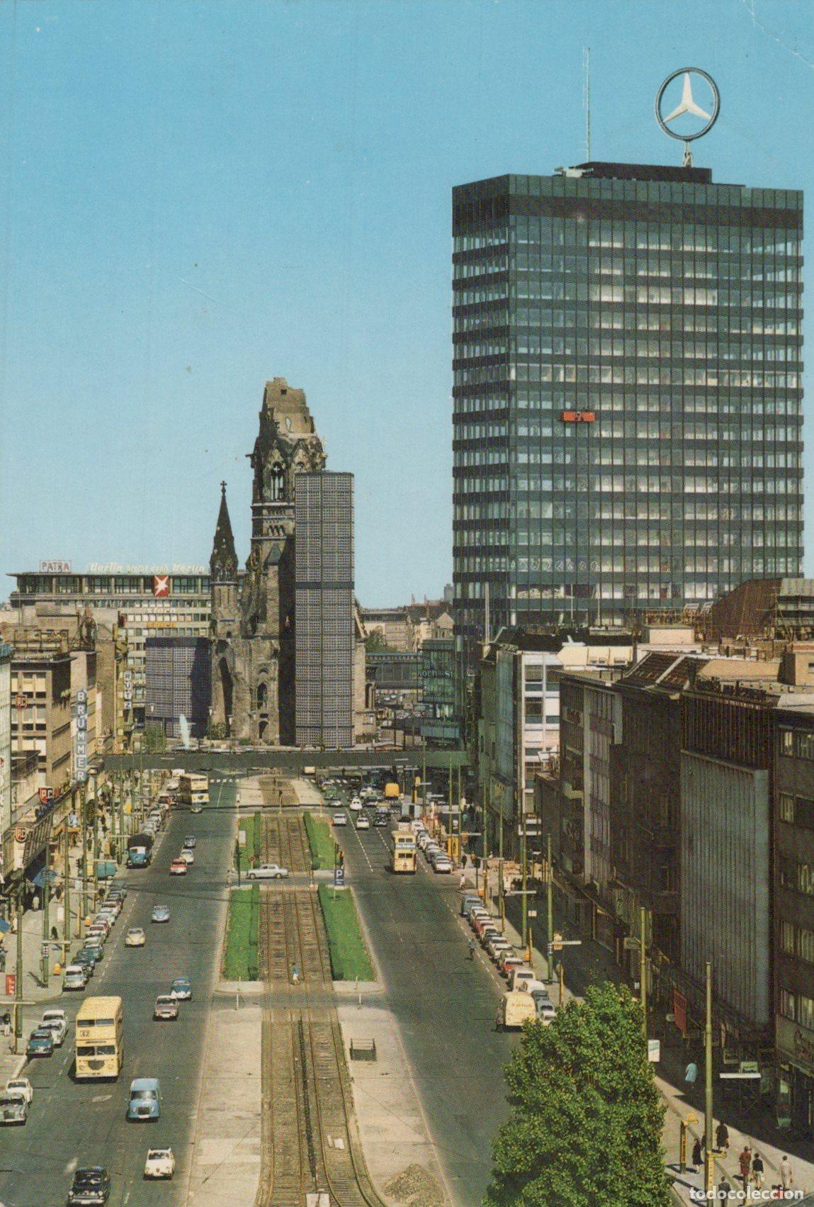 Postais: Germany Berlin Kaiser Wilhelm Memorial Church Europa Center Mercedes *YAX685