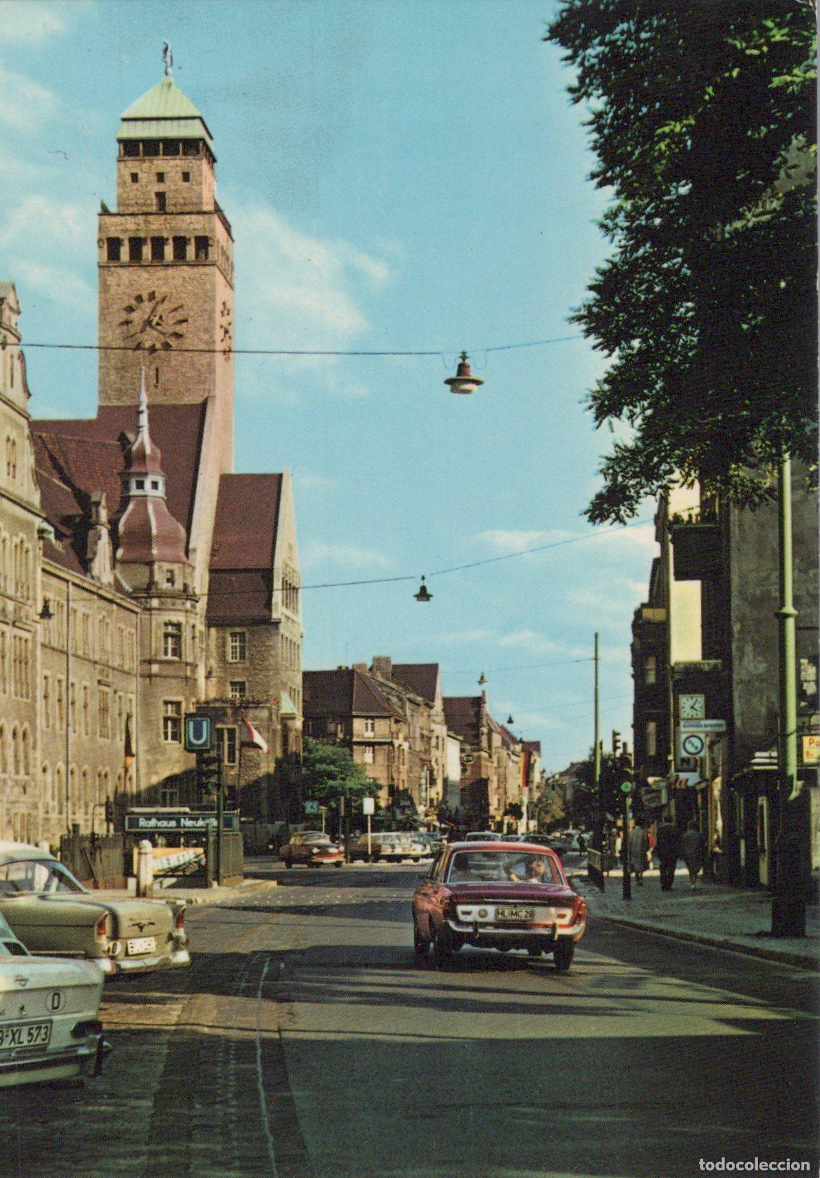 Postales: Germany Berlin Karl Marx Stra&szlig;e With Rotes Rathaus Neuk&ouml;lln and Unposted *YAX693