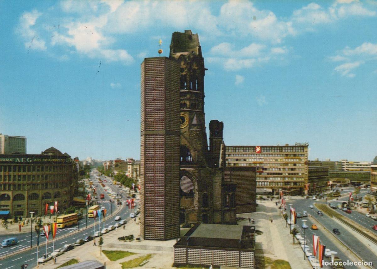 Postales: Germany Berlin Kurf&uuml;rstendamm Ged&auml;chtniskirche and Breitscheidplatz *YAX486