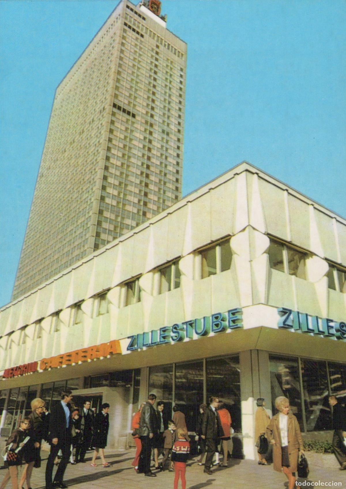 Postcards: Germany Berlin Interhotel Stadt Zillestube Restaurant 1970s *YAX743