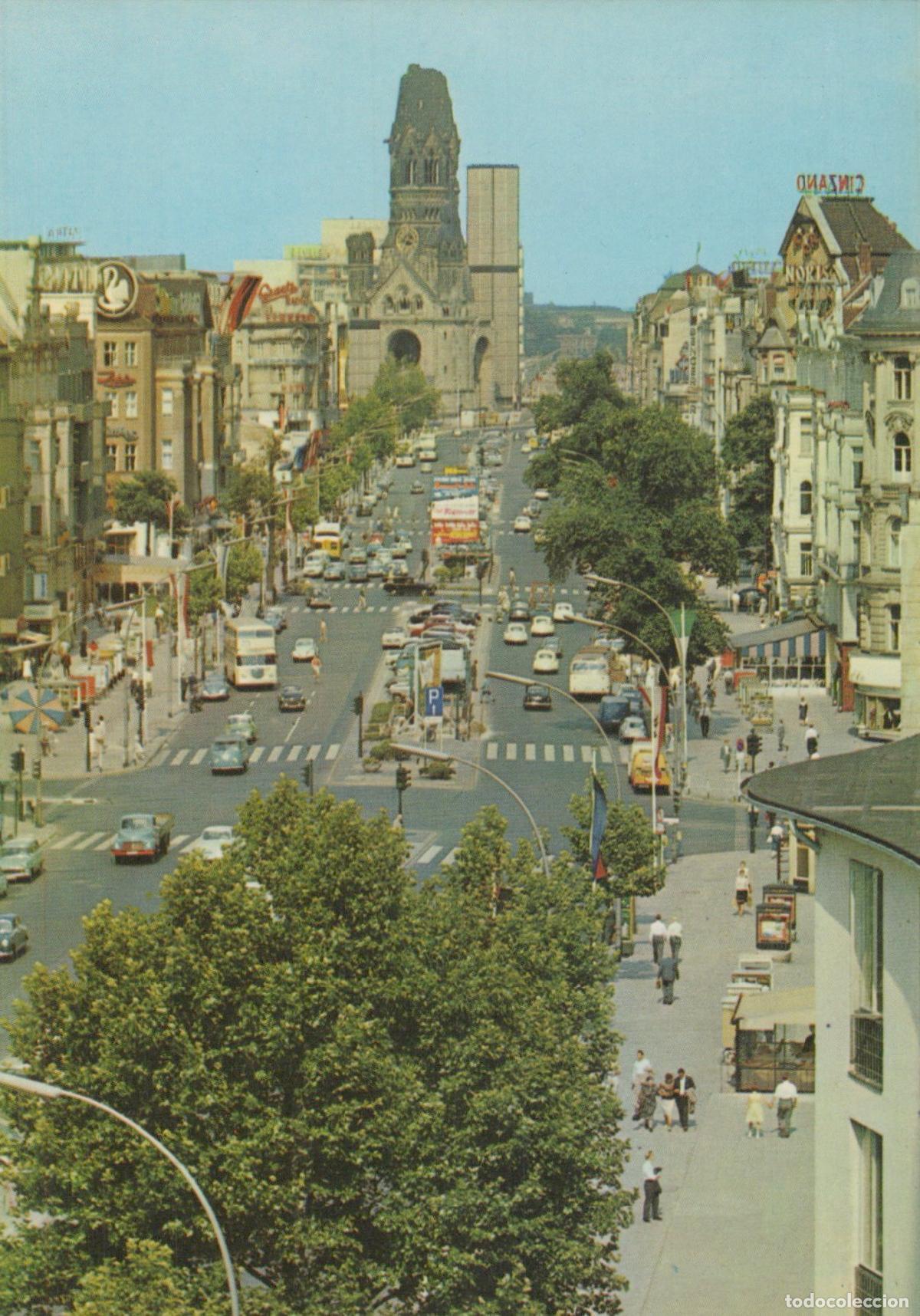 Postales: Germany Berlin Kurf&uuml;rstendamm Street View With Kaiser Wilhelm Unposted *YAX751
