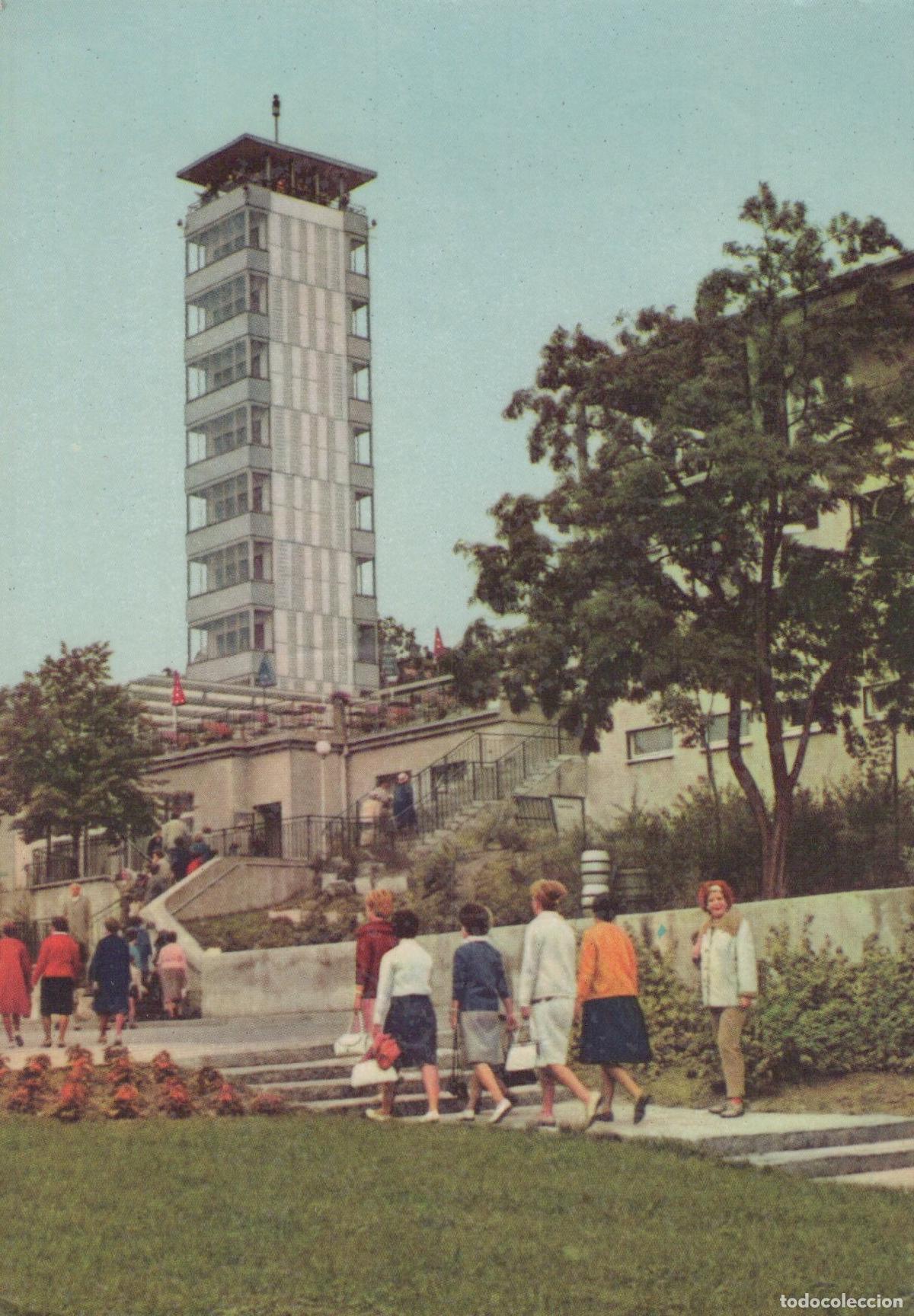 Postales: Germany Berlin M&uuml;ggel Tower Modern Observation Deck People Walking 1960s *YAX757