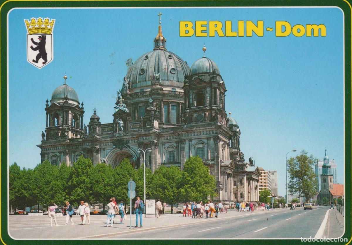 Postales: Germany Berlin Dom Cathedral Architecture Cityscape People Street View *YAX512