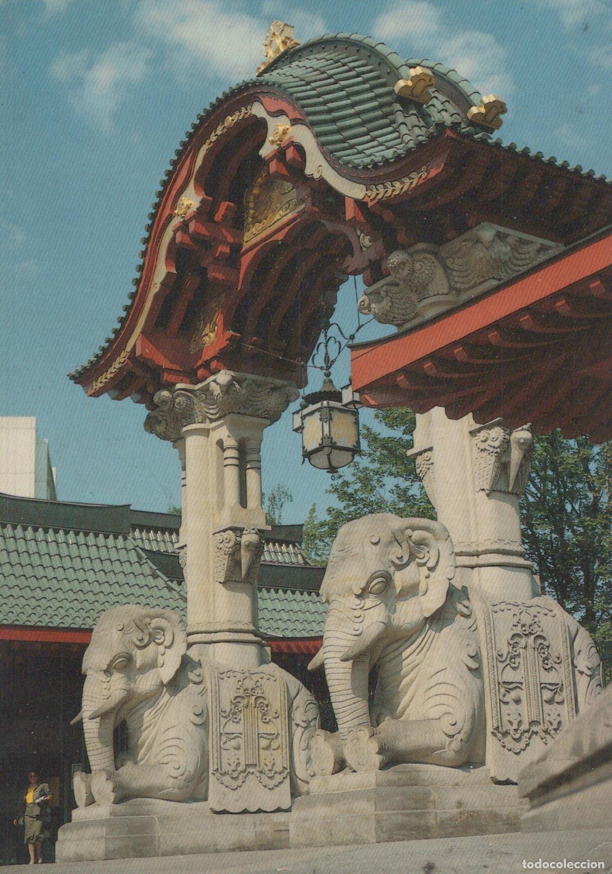 Postales: Germany Berlin Zoo Elephant Gate Asian Architecture *YAX761