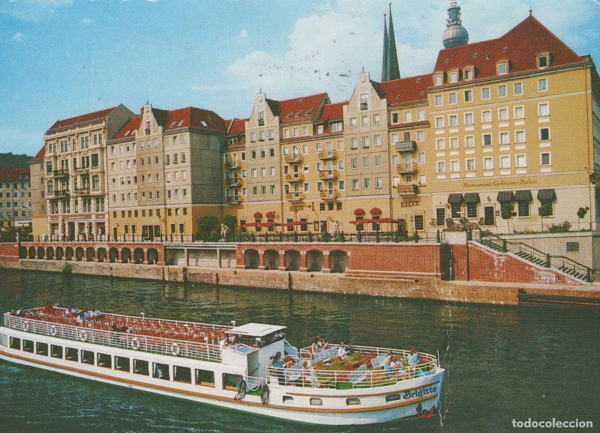 Postales: Germany Berlin Spree River Cruise Boat Brigitte Ephraim Palais *YAX514
