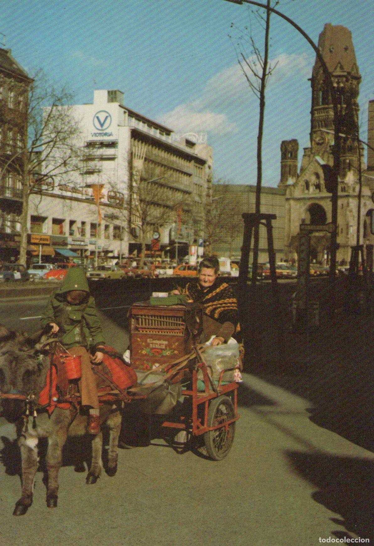 Postales: Germany Berlin Kurfurstendamm Donkey Cart Organ Grinder Kaiser Unposted *YAX767