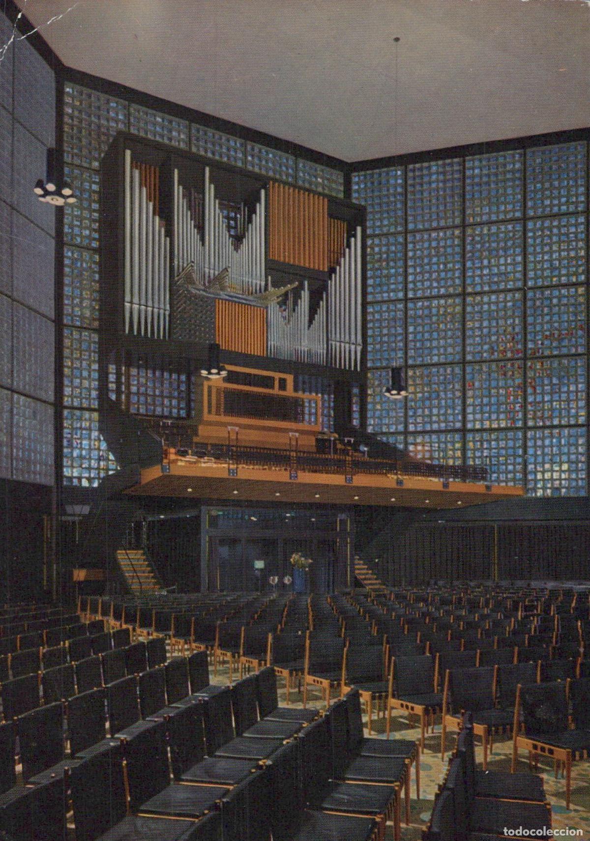 Postales: Germany Berlin Kaiser Wilhelm Memorial Church Interior Pipe Organ and *YAX769