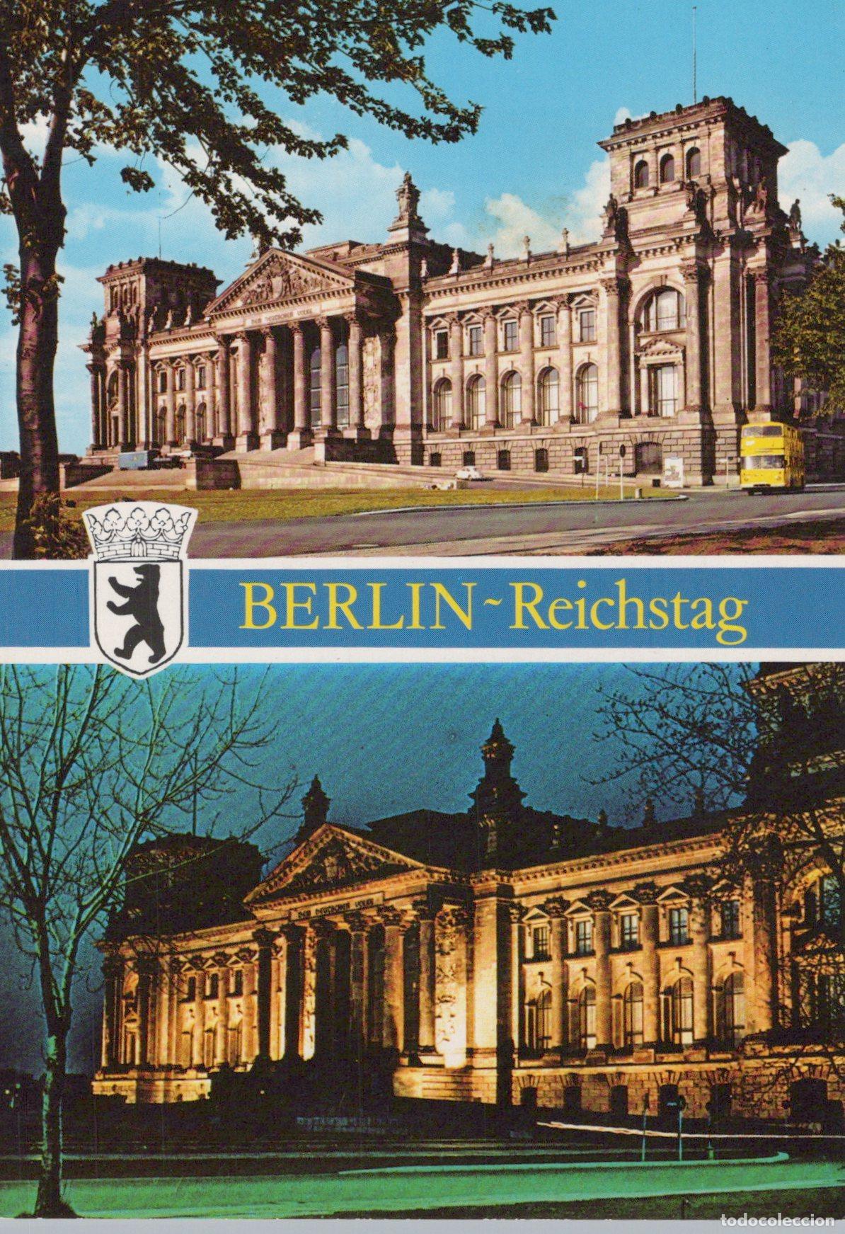 Postales: Germany Berlin Reichstag Building Day and Night View Unposted *YAX771