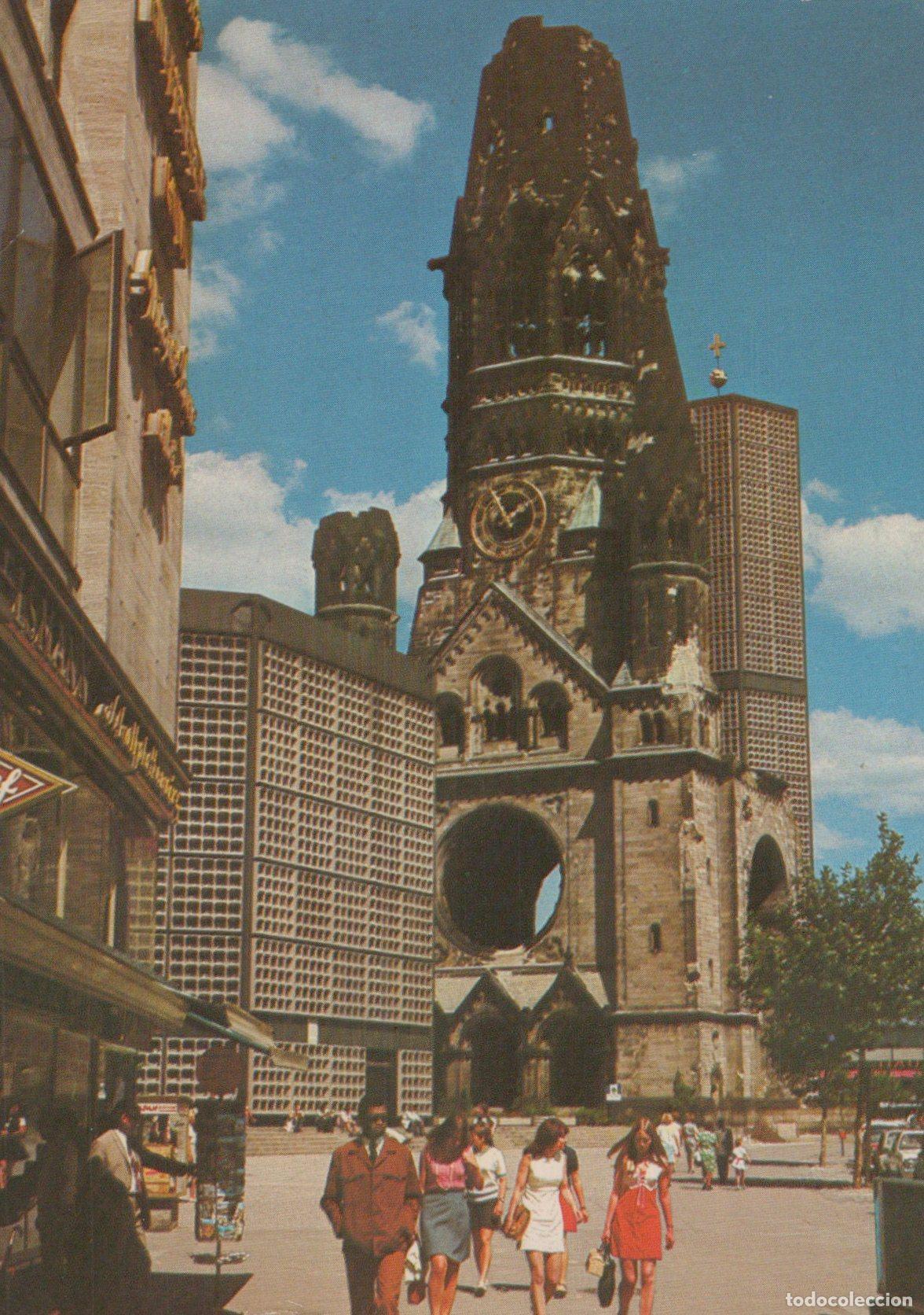 Postales: Germany Berlin Kaiser Wilhelm Memorial Church Architecture 1970s *YAX773