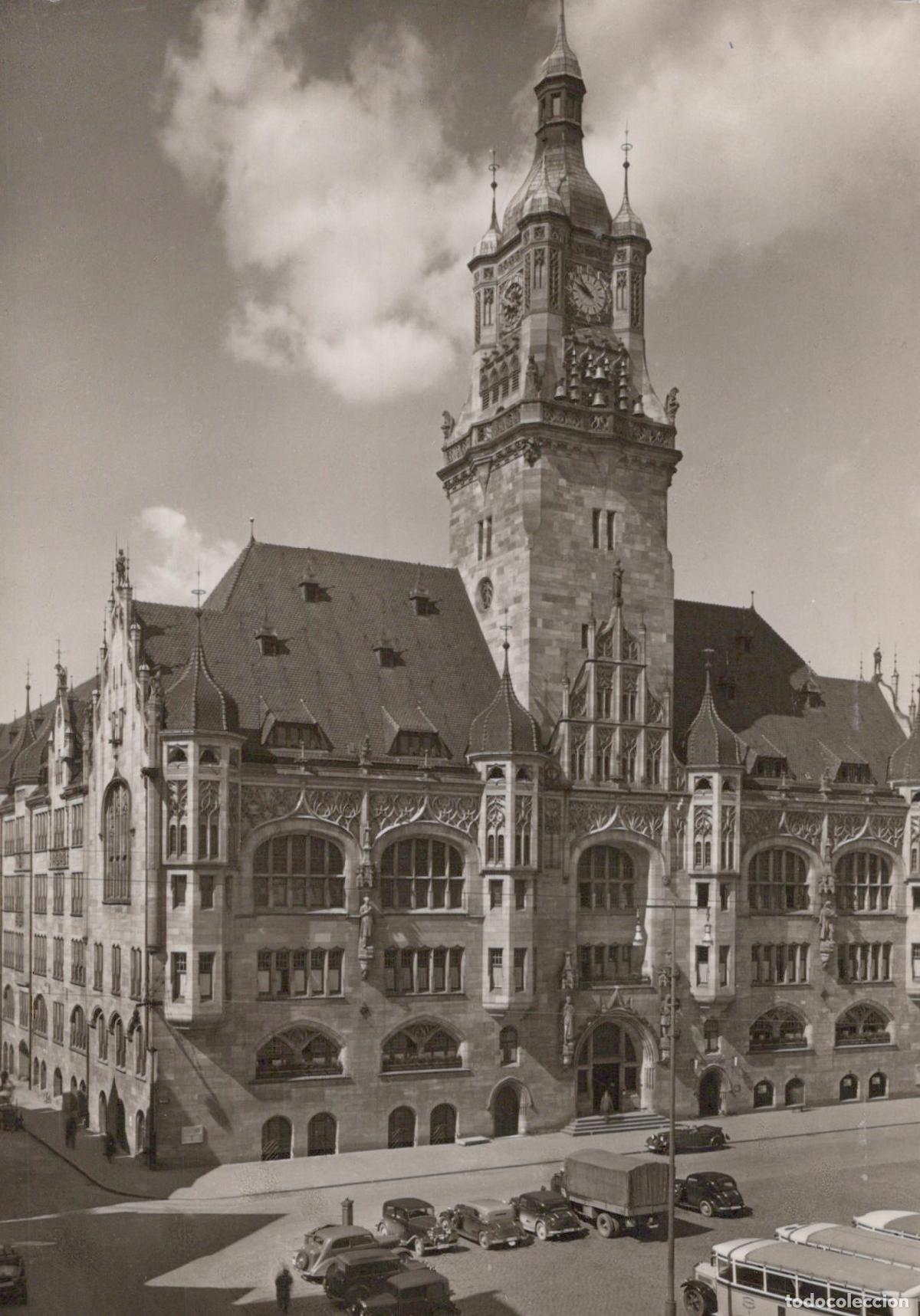 Postkarten: Germany Stuttgart Rathaus 1937 Historic City Hall Building Unposted *YAX783