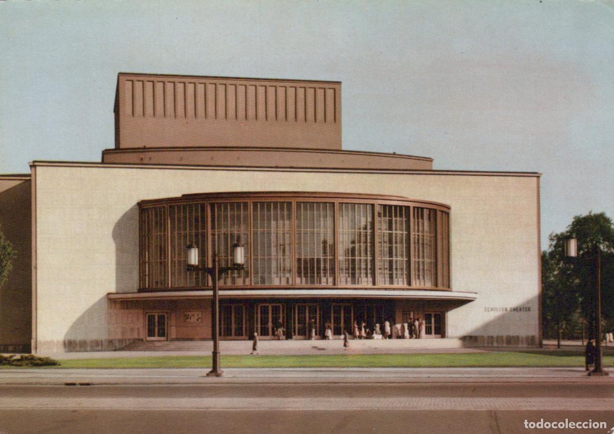 Cartoline: Germany Charlottenburg Schiller Theater Modernist Architecture Unposted *YAX534