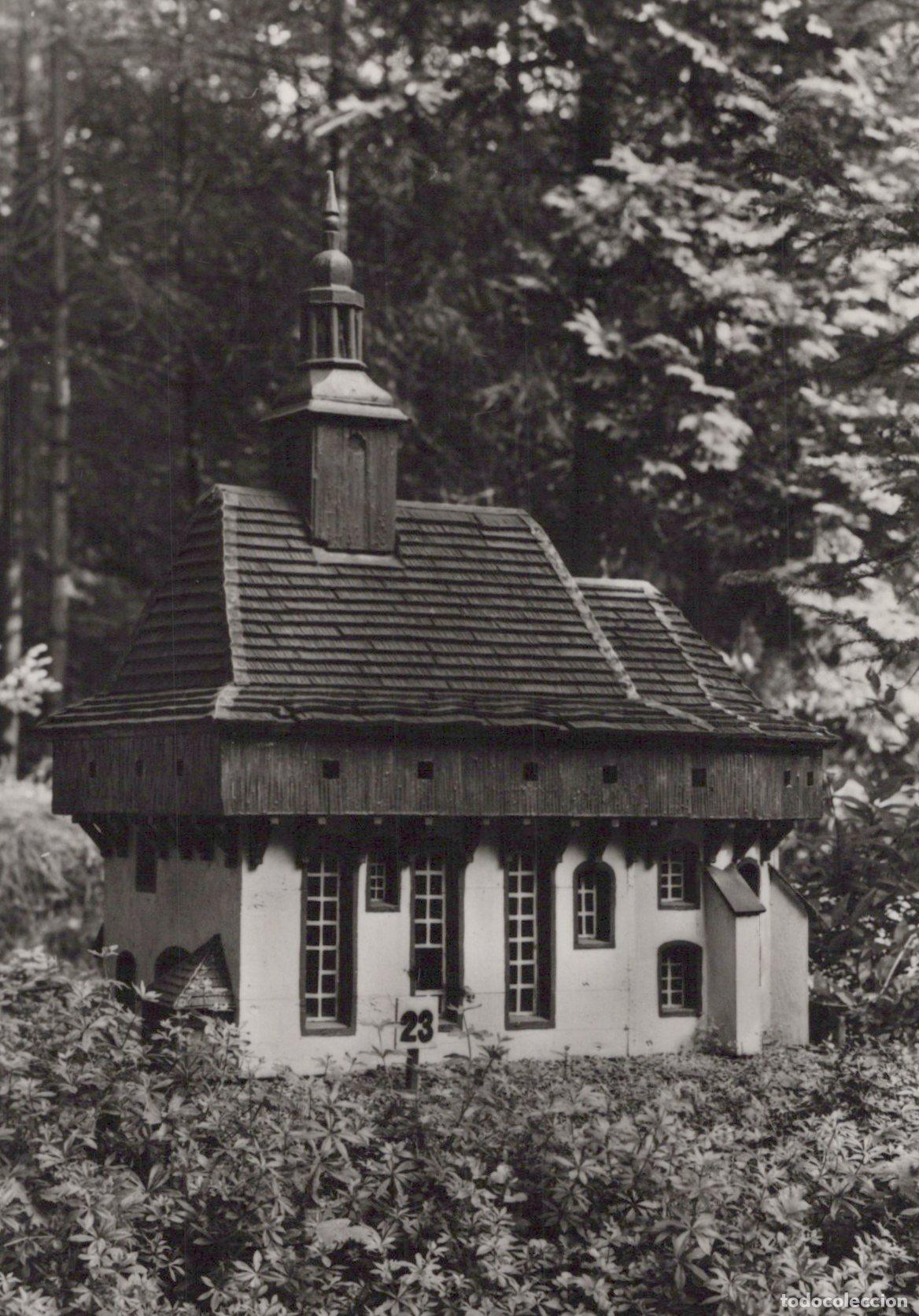 Cartoline: Germany Lauterbach Erzgebirge Wehrgangskirche Church Real Photo Unposted *YAX797