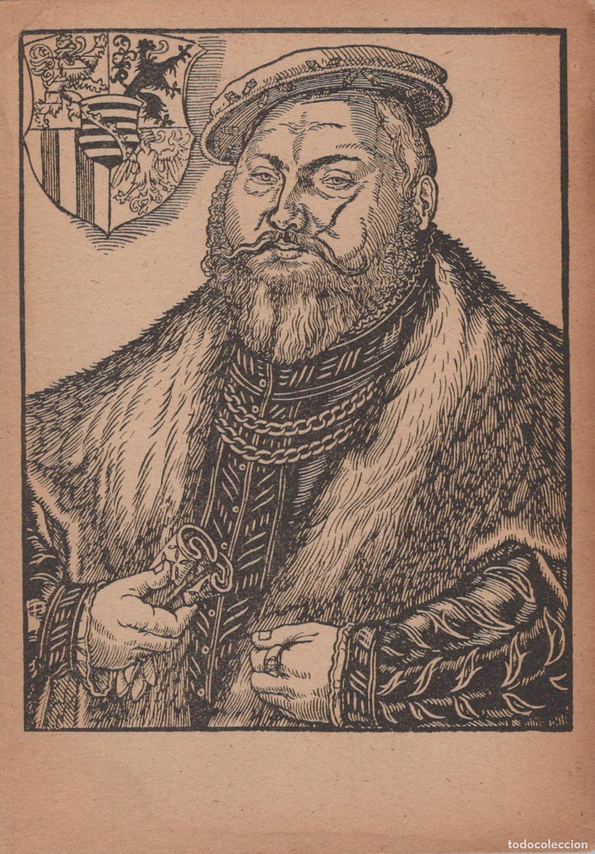 Cartoline: Germany Halle Lukas Cranach D &Auml; Kurf&uuml;rst Johann Friedrich der Unposted *YAX809