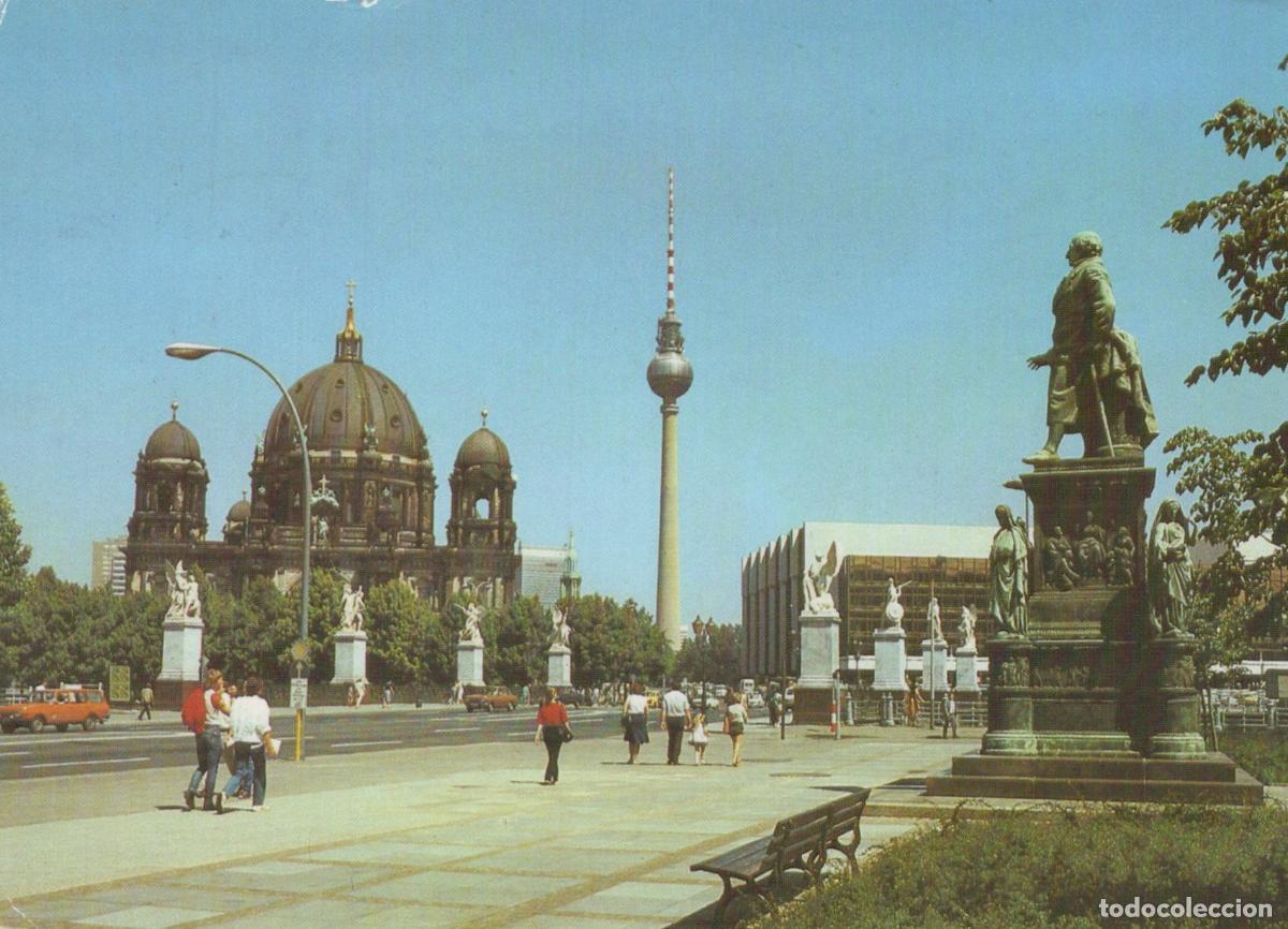Postcards: Germany Berlin Cathedral TV Tower and Marx Engels Bridge *YAX556