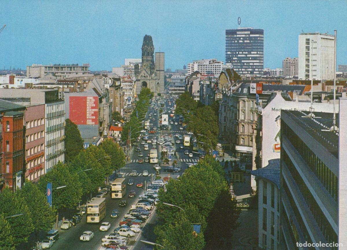 Postales: Germany Berlin Kurf&uuml;rstendamm Street View With Kaiser Wilhelm Memorial *YAX558