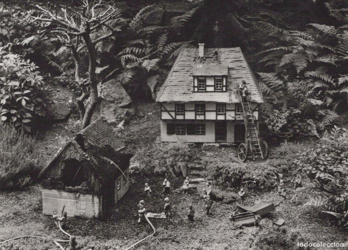 Postales: Germany Oederan Klein Erzgebirge Miniature Fire Real Photo Unposted *YAX841