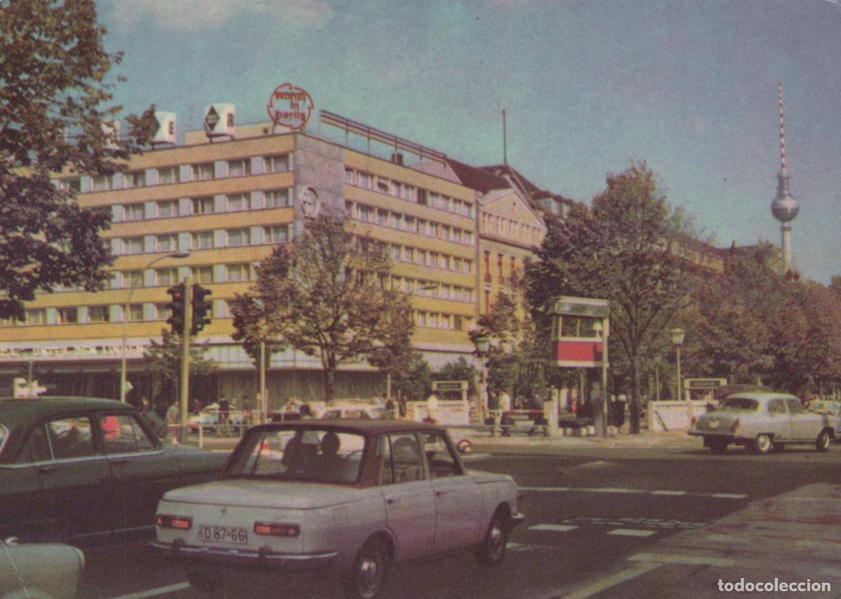 Postales: Germany Berlin Interhotel and TV Tower Street View *YAX562