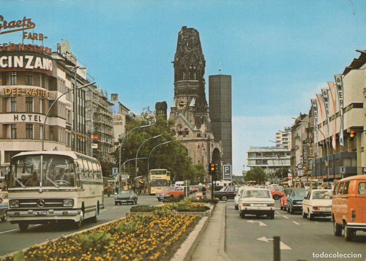 Postcards: Germany Berlin Kurf&uuml;rstendamm With Kaiser Wilhelm Ged&auml;chtnis Kirche *YAX568