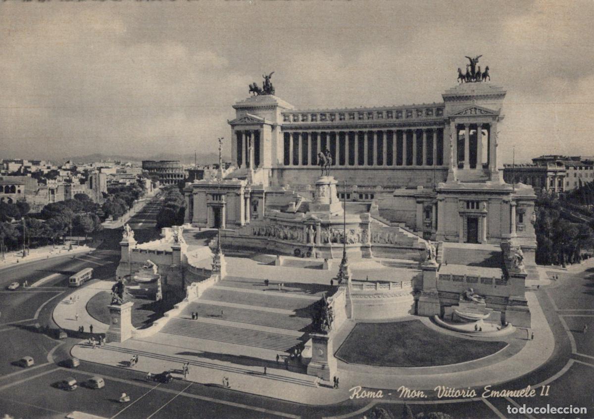 Cartoline: Italy Rome Monument To Victor Emanuel II Architecture City View Unposted *YAX855