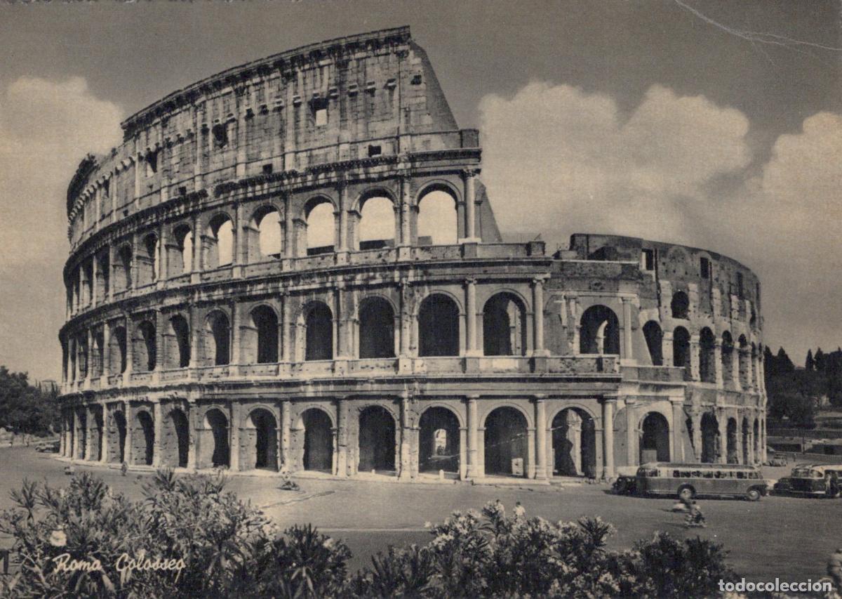 Cartoline: Italy Rome Colosseum Flavian Amphitheatre Ancient Roman Unposted *YAX857