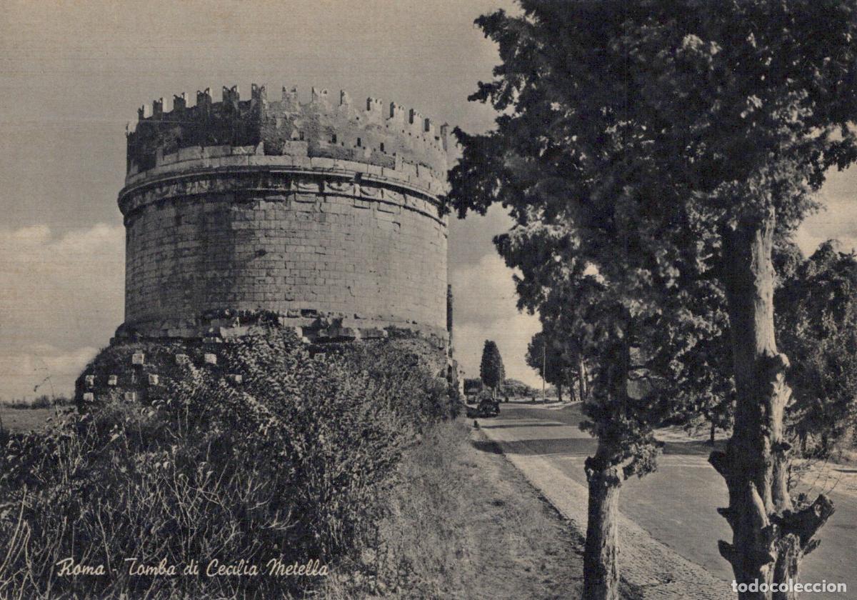 Postales: Italy Rome Tomb of Cecilia Metella Ancient Roman Mausoleum Unposted *YAX869