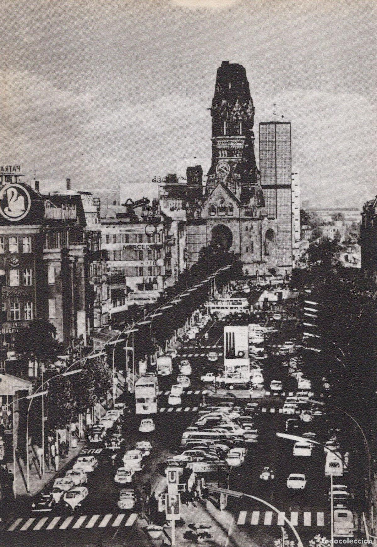Postales: Germany Berlin Kurf&uuml;rstendamm Kaiser Wilhelm Memorial Church Unposted *YAX584