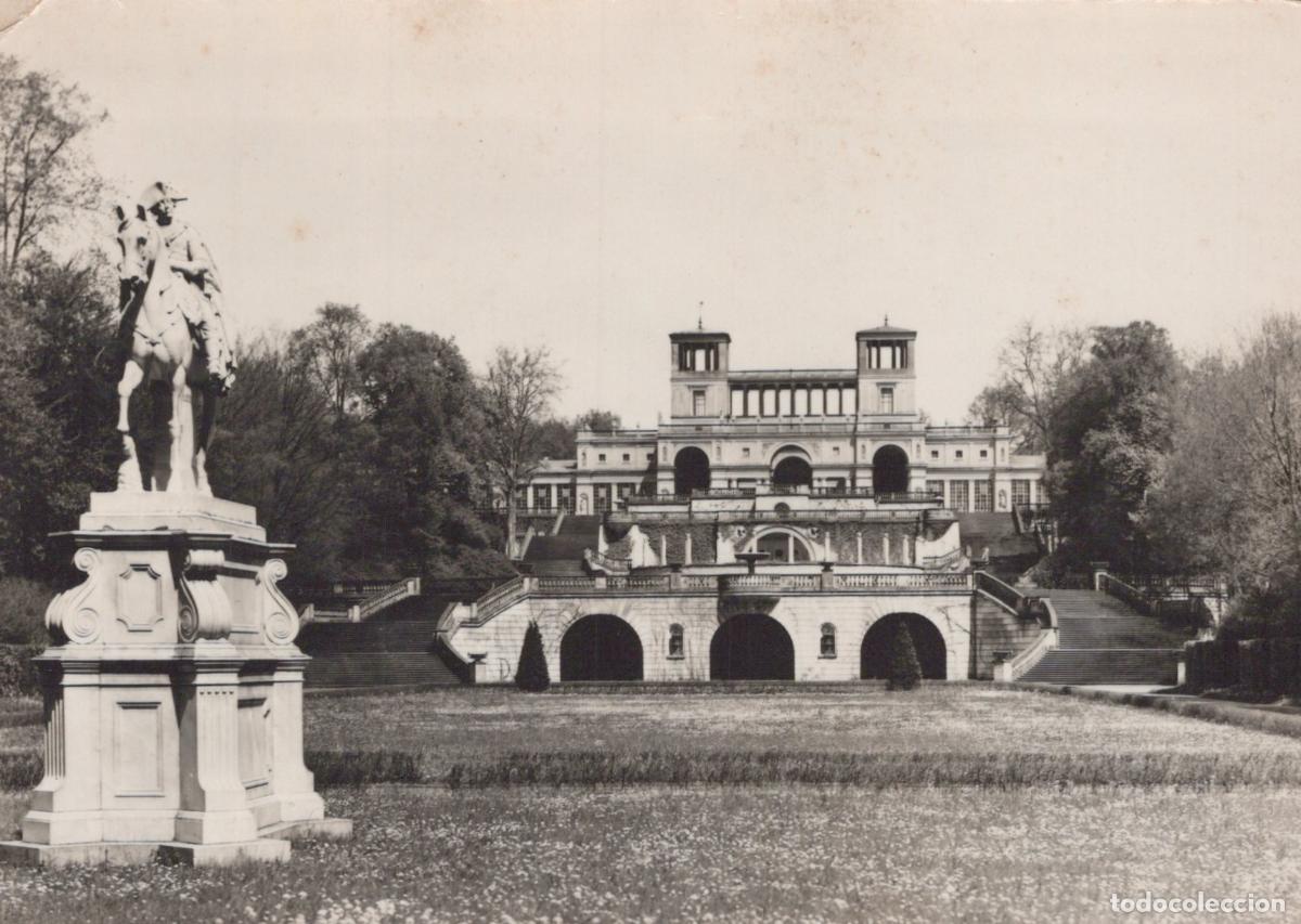 Postcards: Germany Potsdam Sanssouci Orangerie Palace With Equestrian Unposted *YAX877