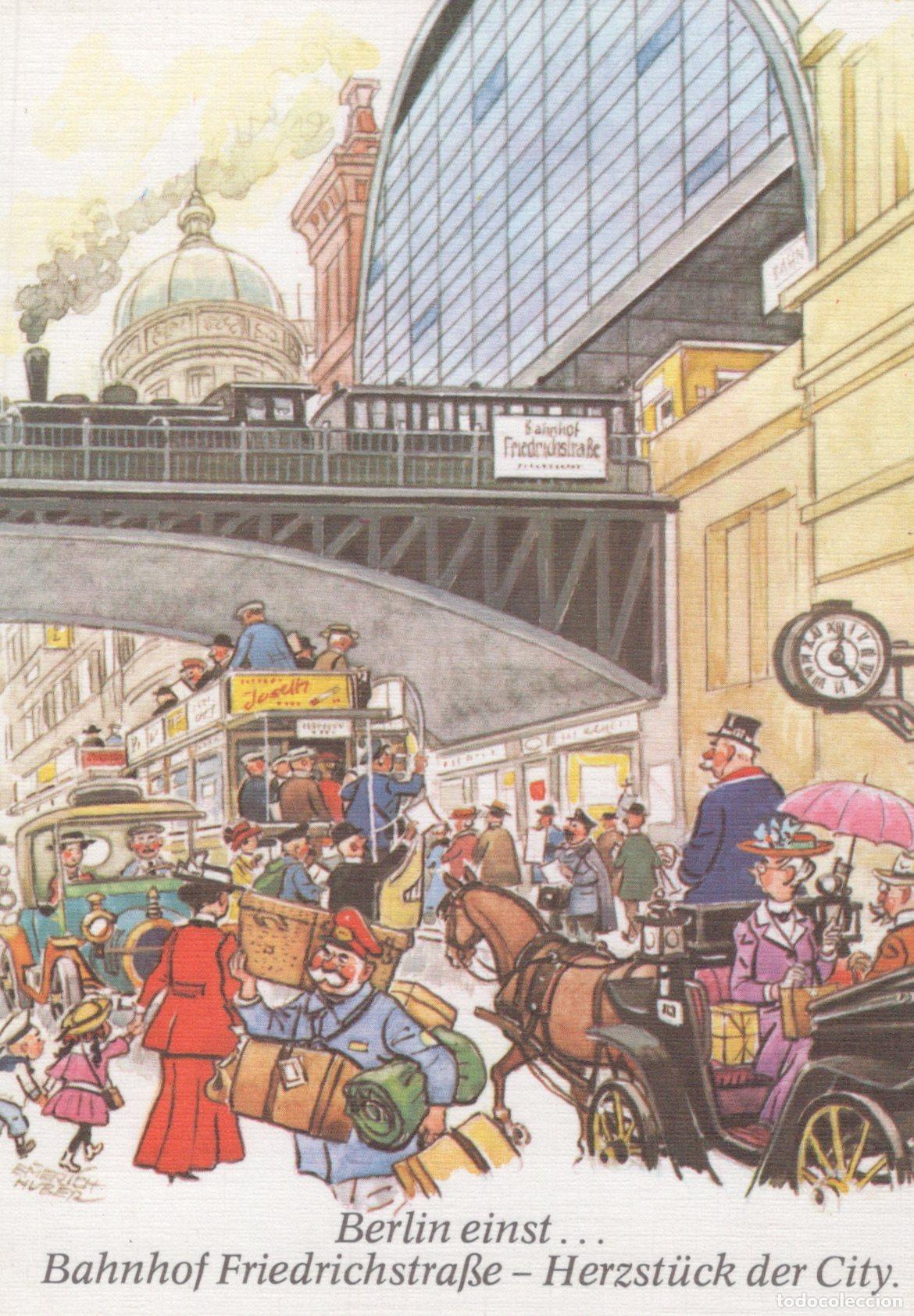 Postales: Germany Berlin Friedrichstrasse Station City Center Vintage Unposted *YAX594