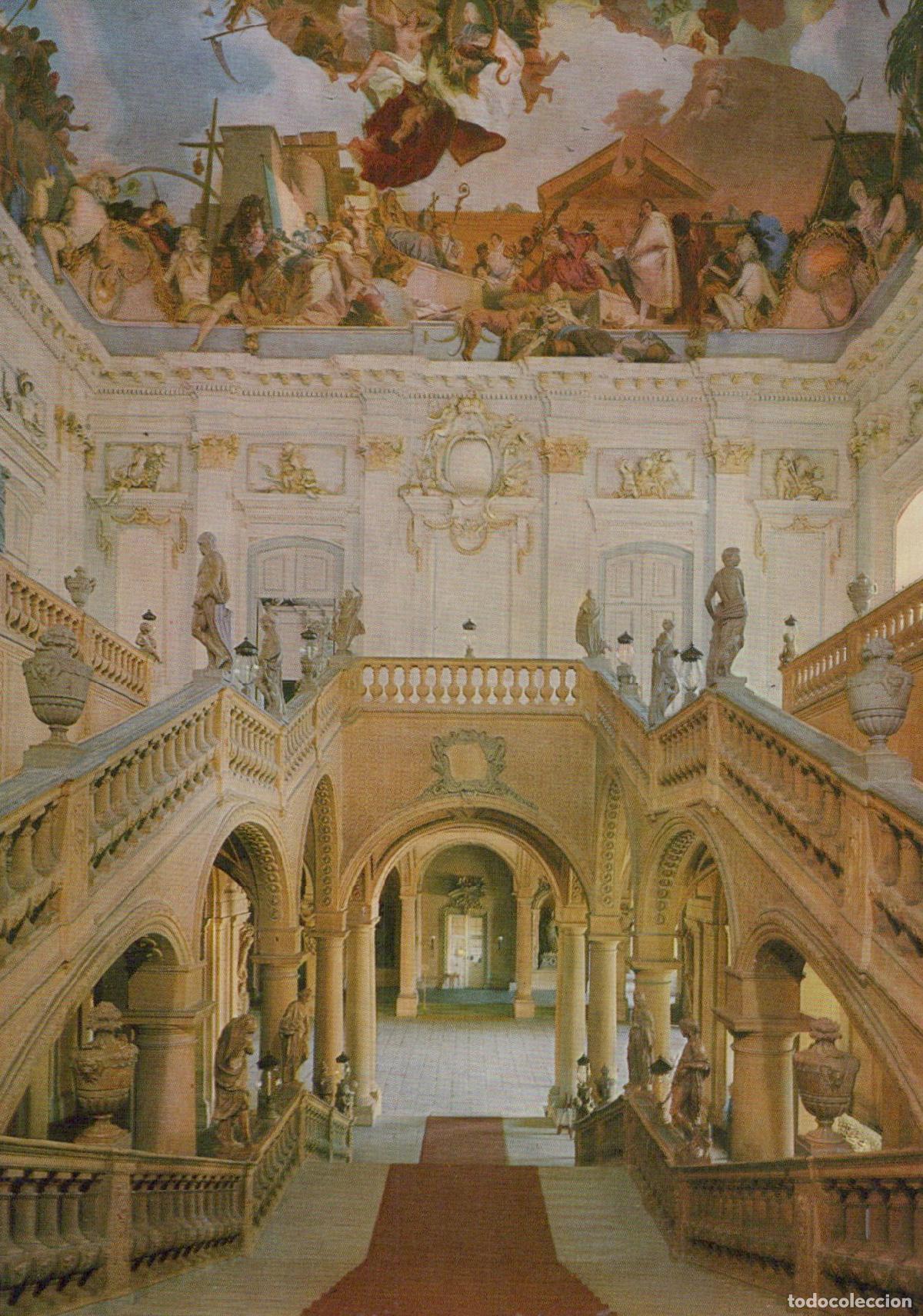 Postais: Germany Wurzburg Residence Grand Staircase With Tiepolo Ceiling Unposted *YAX920