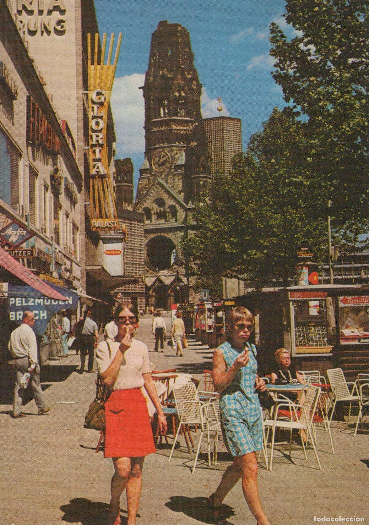 Postcards: Germany Berlin Kurfurstendamm Gedachtniskirche Street Scene Unposted *YAX618