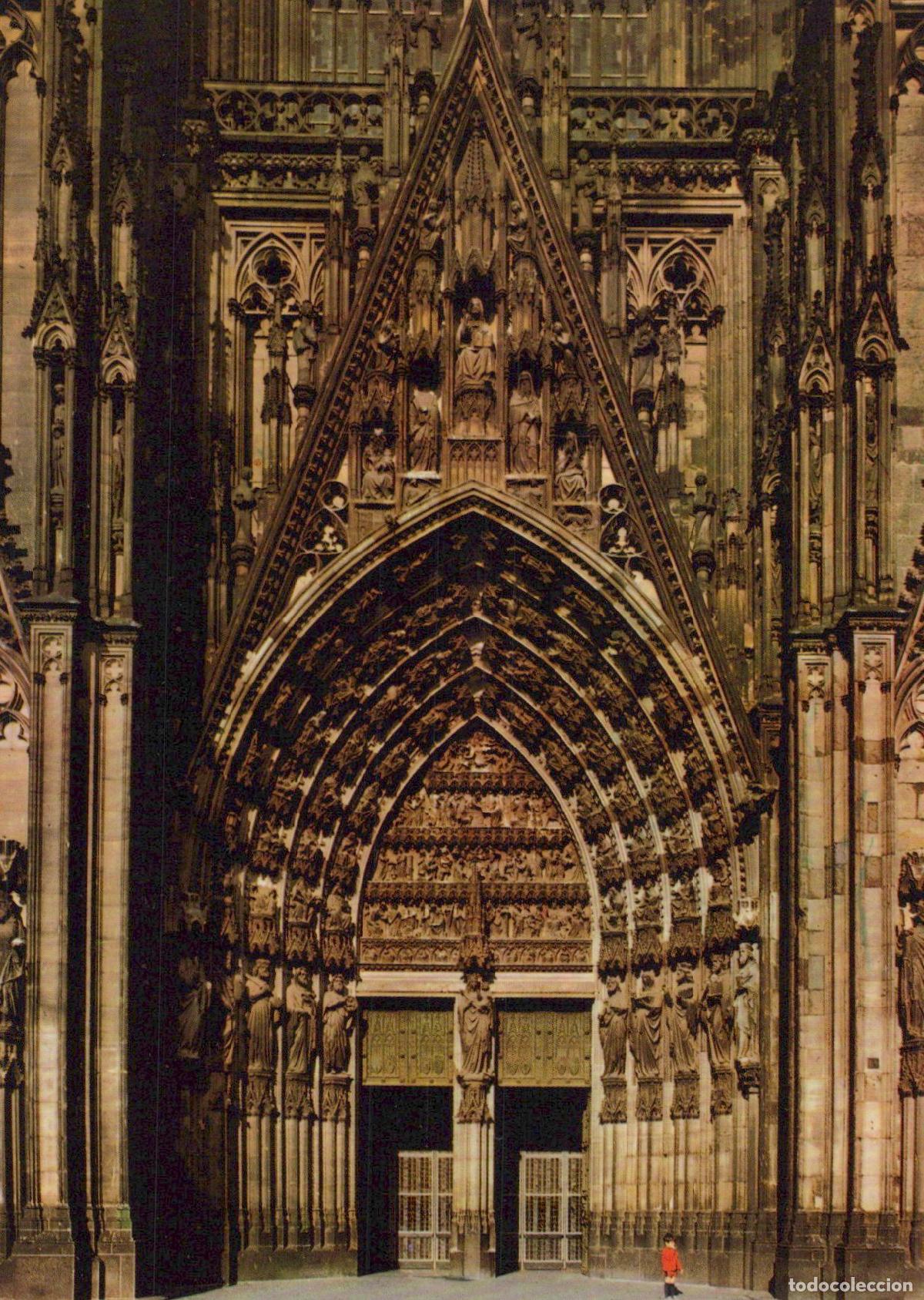Postais: Germany Cologne Cathedral Main Portal Gothic Architecture Unposted *YAX934