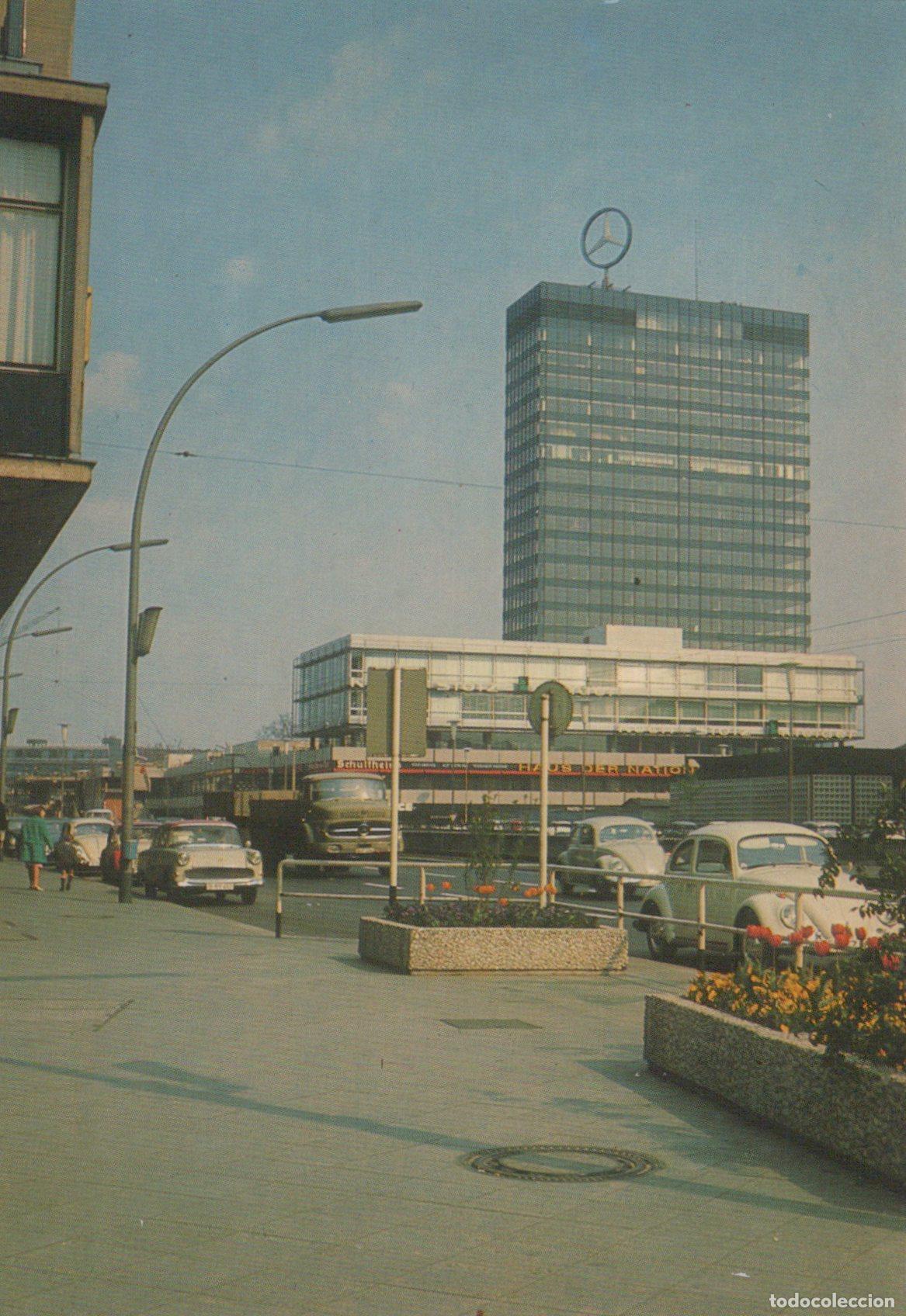 Cartoline: Germany Berlin Europa Center With Haus der Nationen Mercedes Unposted *YAX624