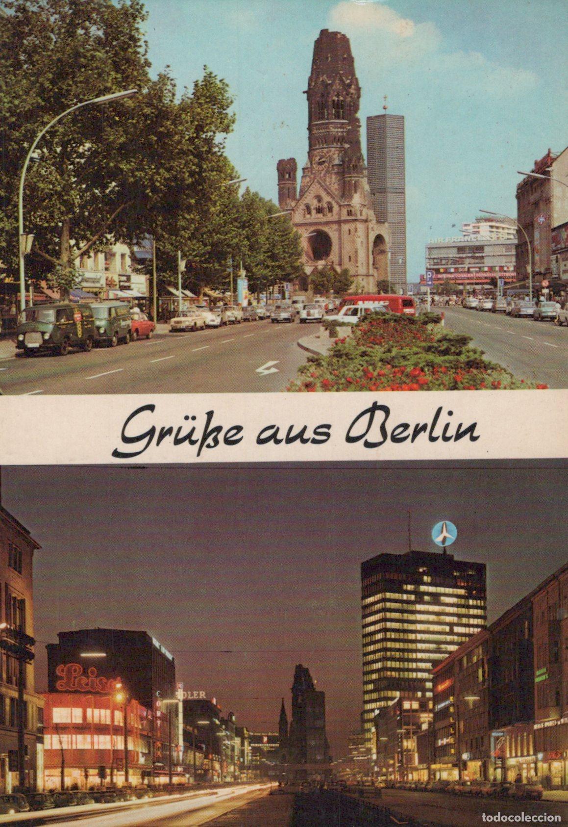 Postais: Germany Berlin Kaiser Wilhelm Memorial Church Day Night View *YAX636
