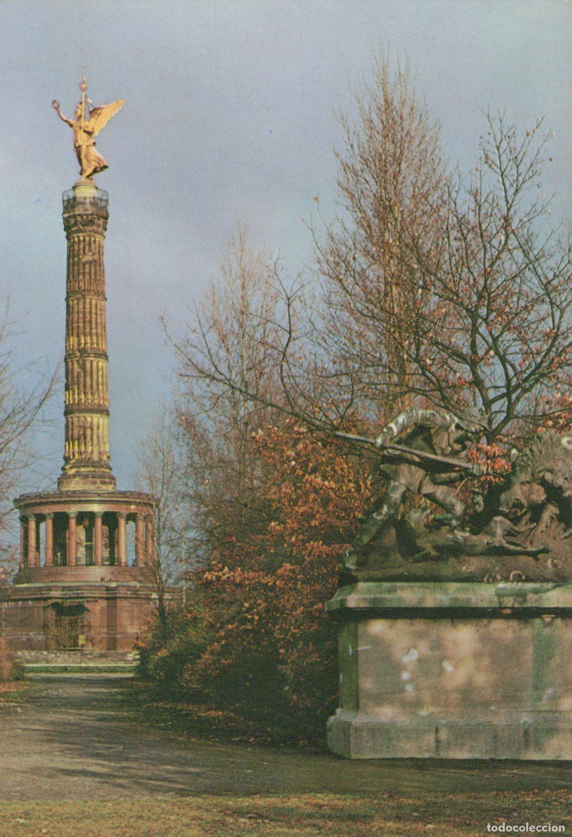 Postais: Germany Berlin Victory Column Siegess&auml;ule and Statue Unposted *YAX646
