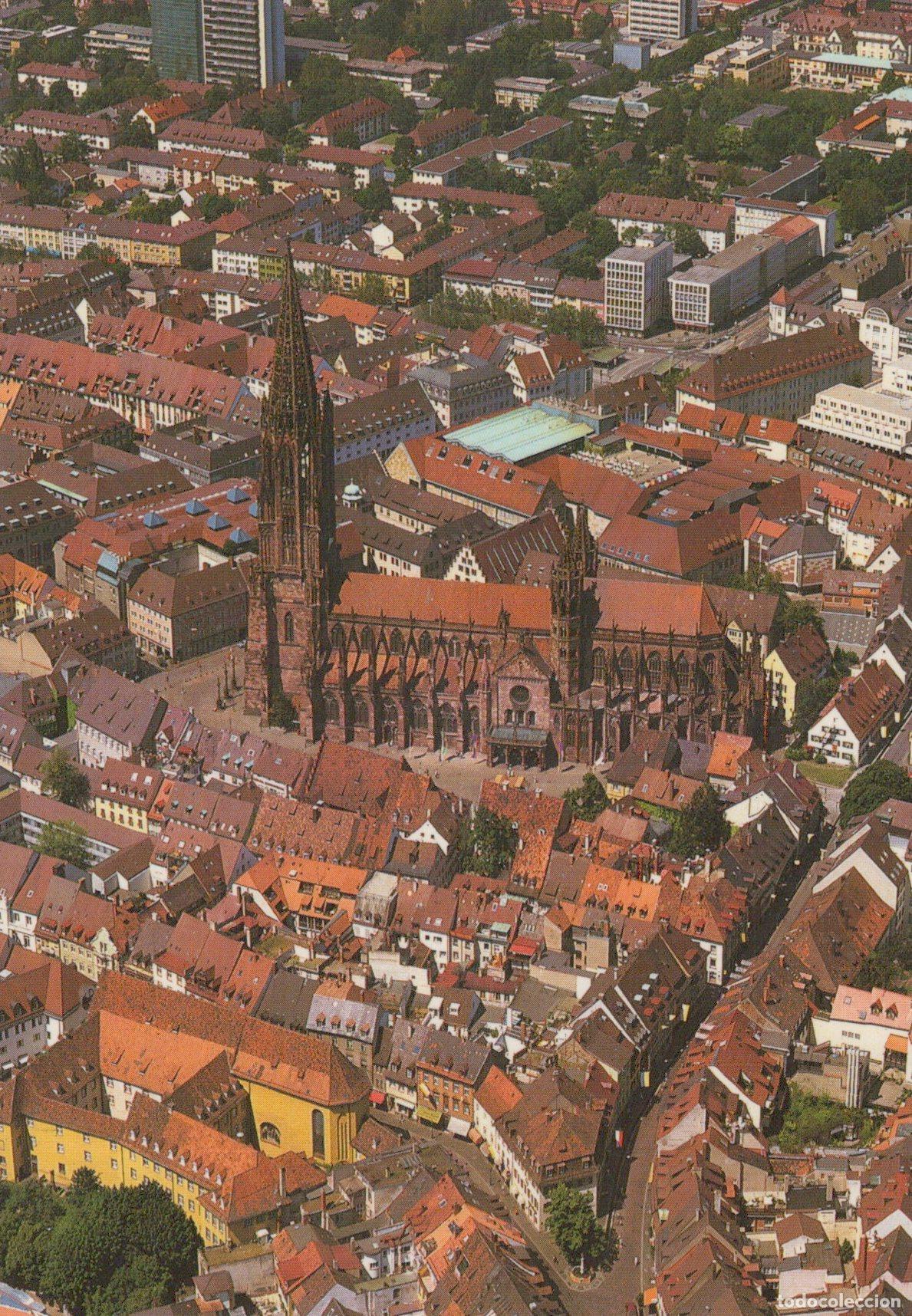Postais: Germany Freiburg IM Breisgau Minster Aerial View Architecture *YAX984