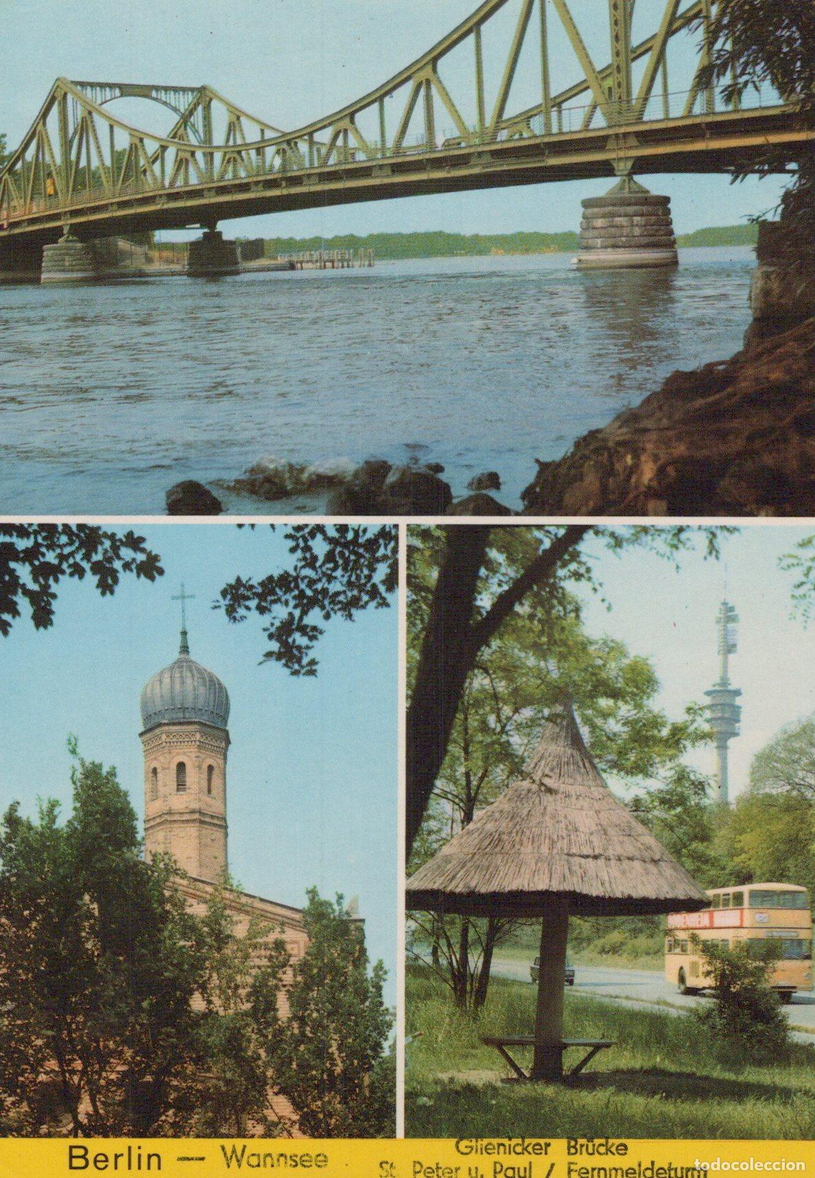 Postcards: Germany Berlin Wannsee Glienicker Br&uuml;cke St Peter U Paul Fernmeldeturm *YAX660