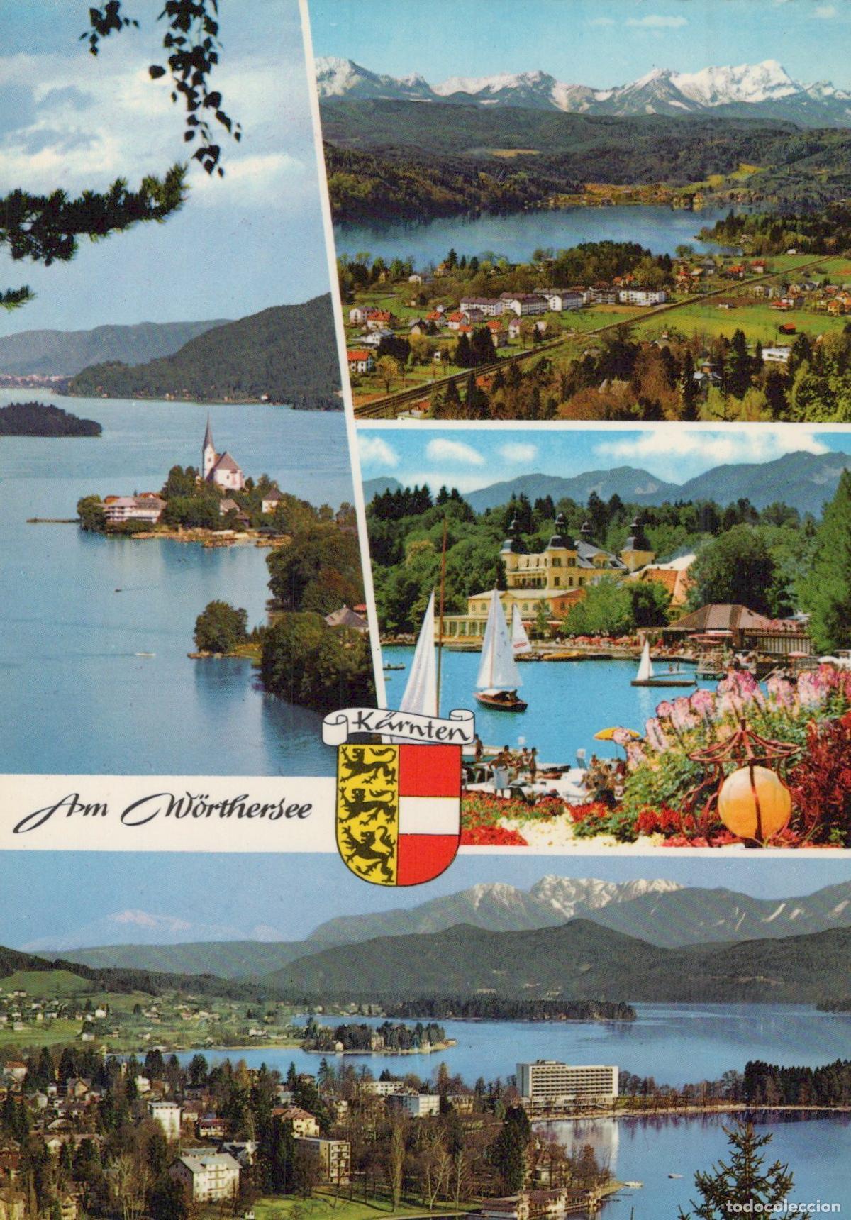 Postais: Austria W&ouml;rthersee Lake Maria W&ouml;rth Velden P&ouml;rtschach Multi Unposted *YAX998