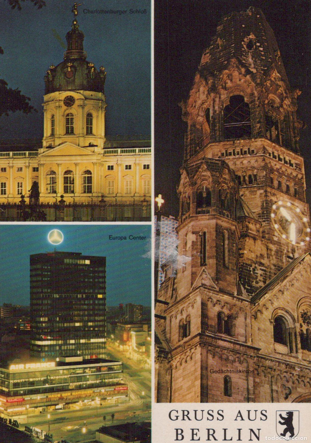 Cartoline: Germany Berlin Charlottenburg Palace Europa Center Unposted *YAX686