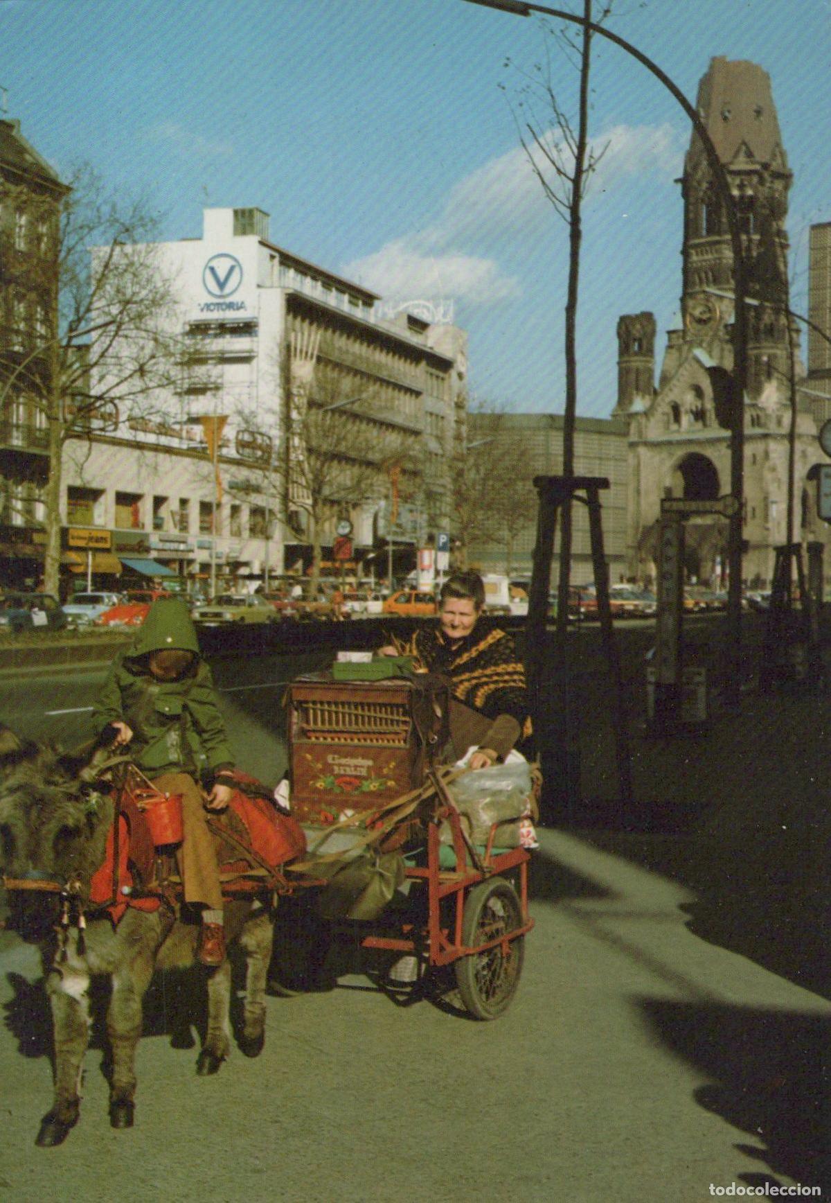 Postais: Germany Berlin Donkey Cart With Organ Grinder and Kaiser Unposted *YAX690