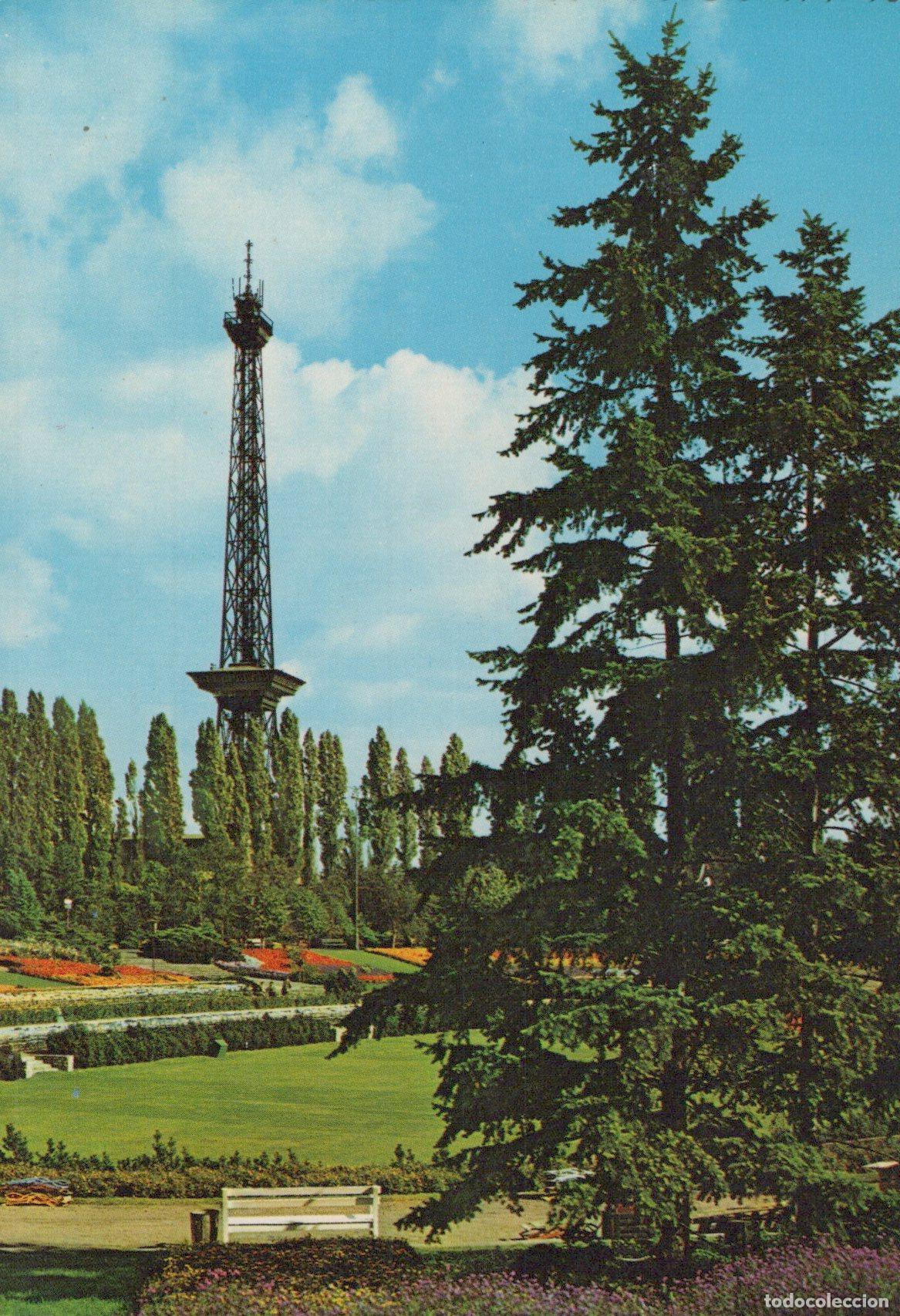 Cartoline: Germany Berlin Funkturm Radio Tower and Summer Garden Park View Unposted *YAX692
