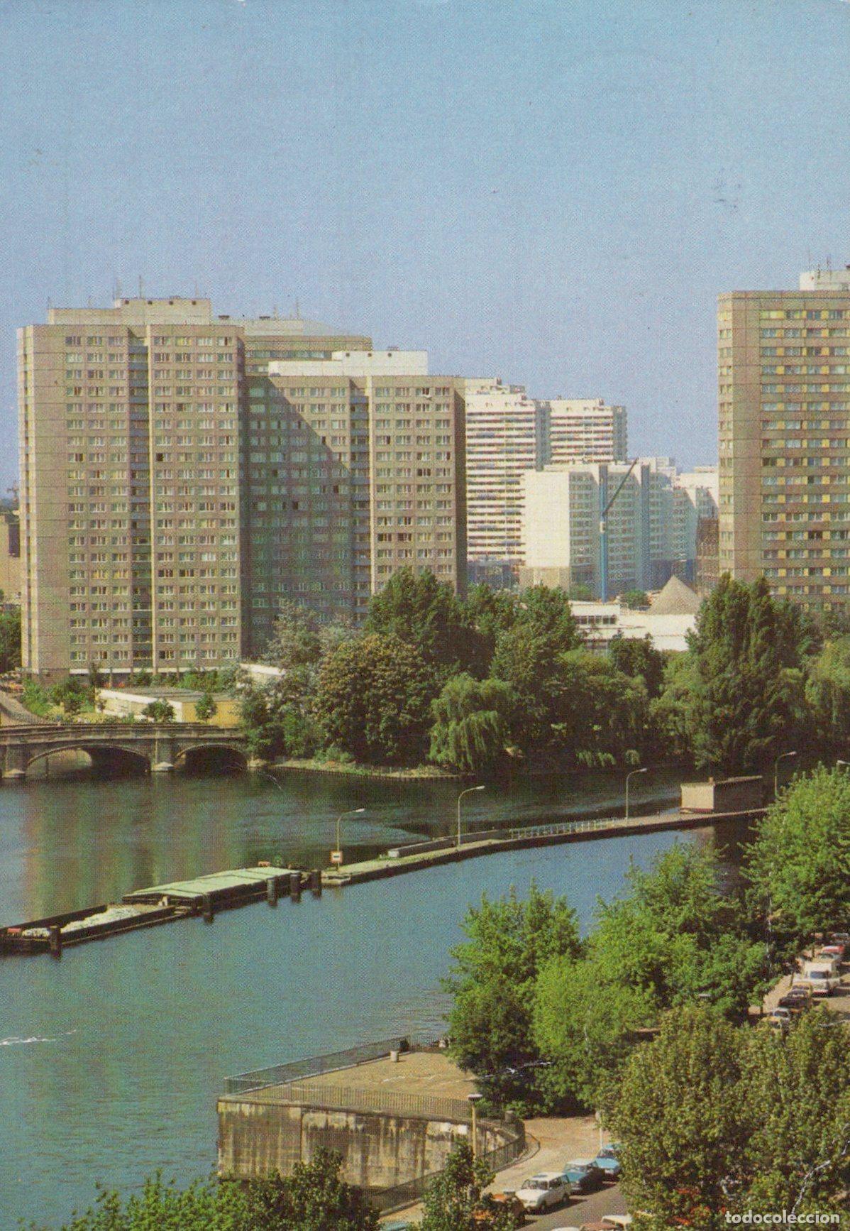 Cartoline: Germany Berlin View of Fischerinsel With Modern High Rise Buildings and *YAX698