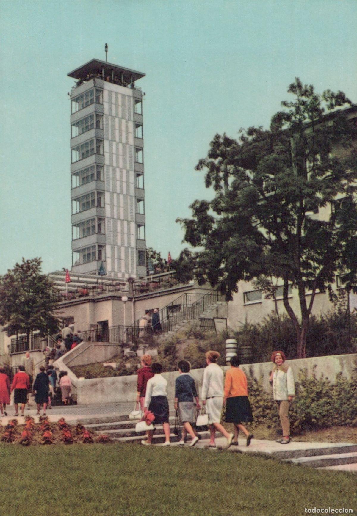 Postais: Germany Berlin M&uuml;ggelturm Tower People Walking Gdr Architecture Unposted *YAX744