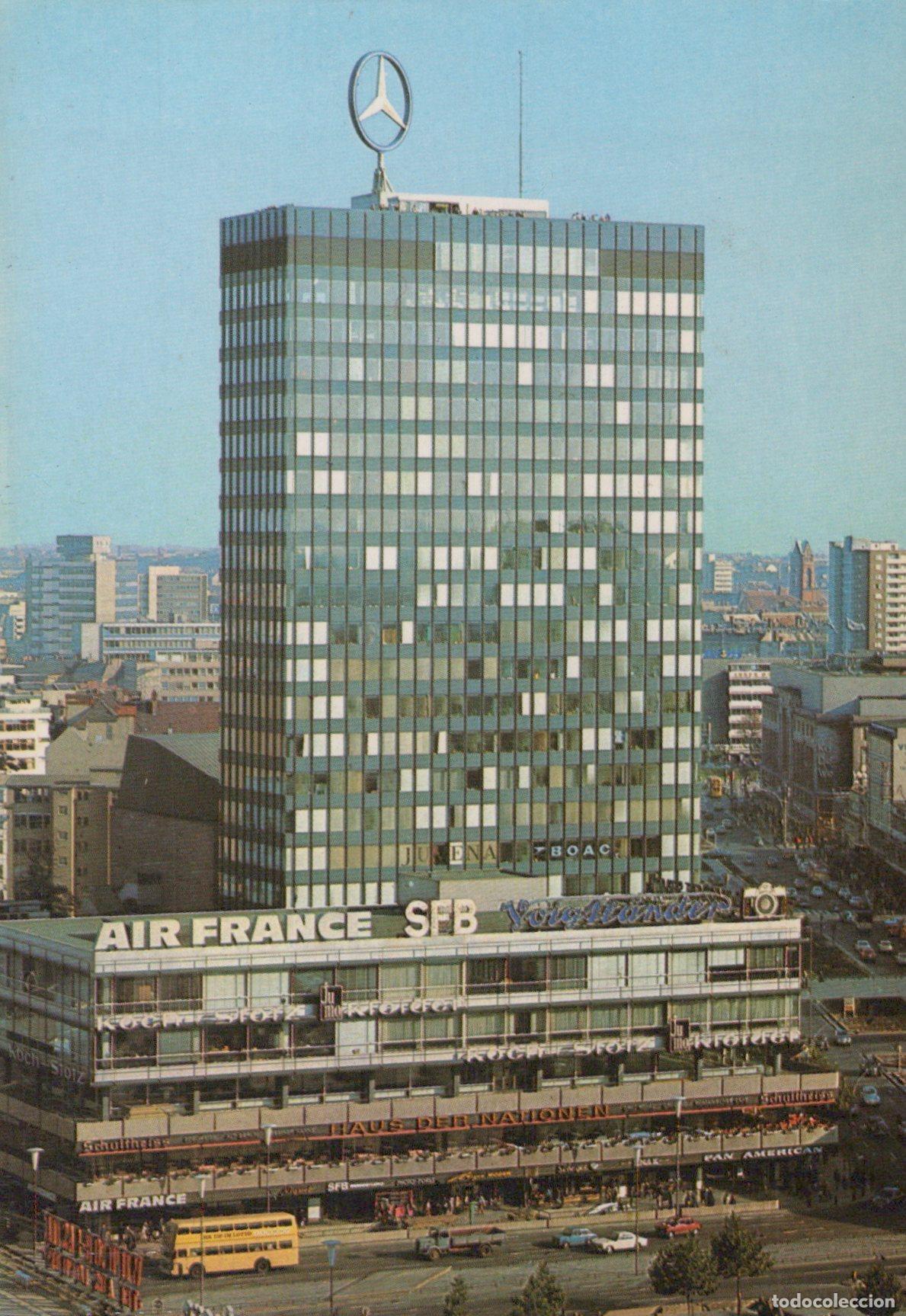 Postais: Germany Berlin Europa Center With Mercedes Benz Star Air France Unposted *YAX768