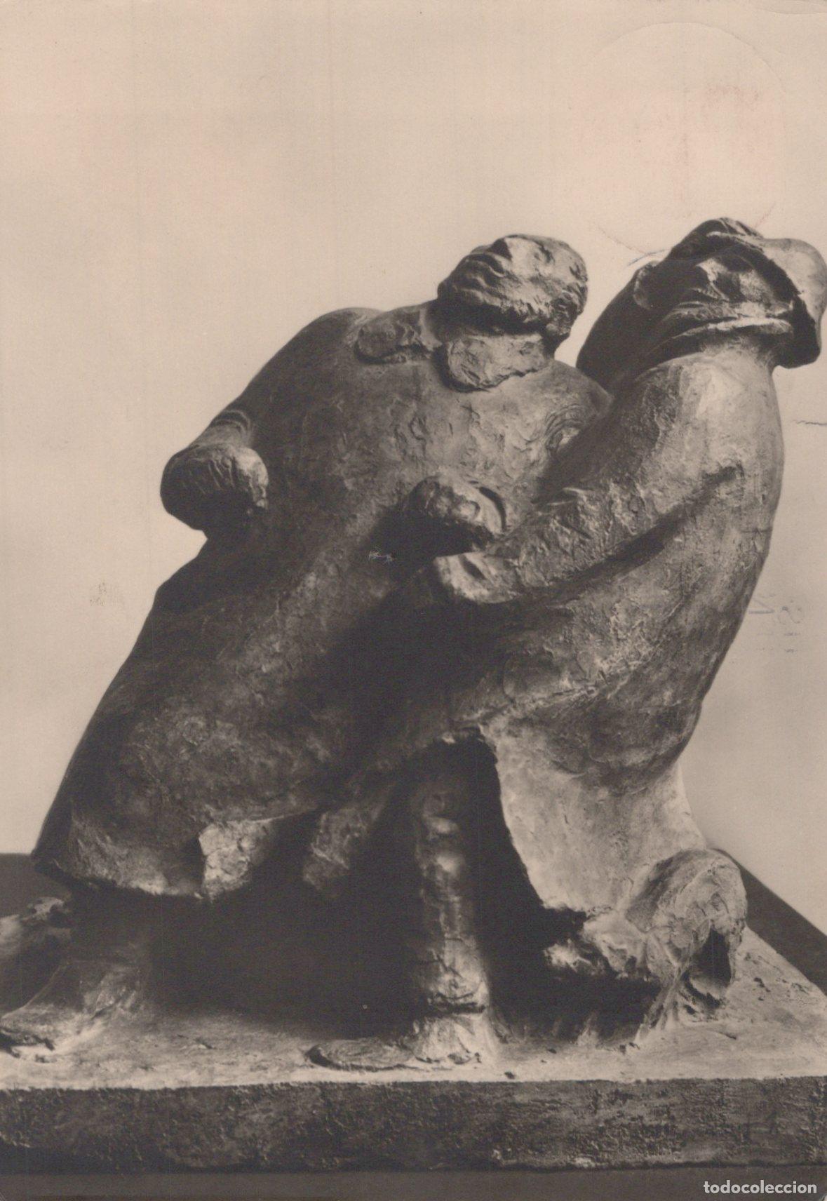 Postkarten: Germany Dresden Ernst Barlach the Doubters Sculpture Art *YAX798